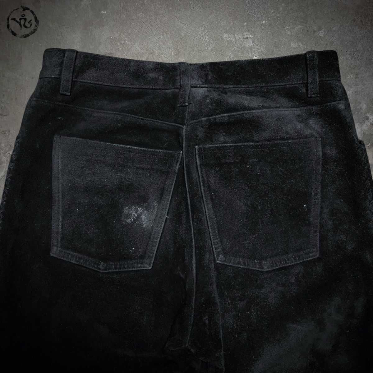 Polo Ralph Lauren Flared Western Leather Pants