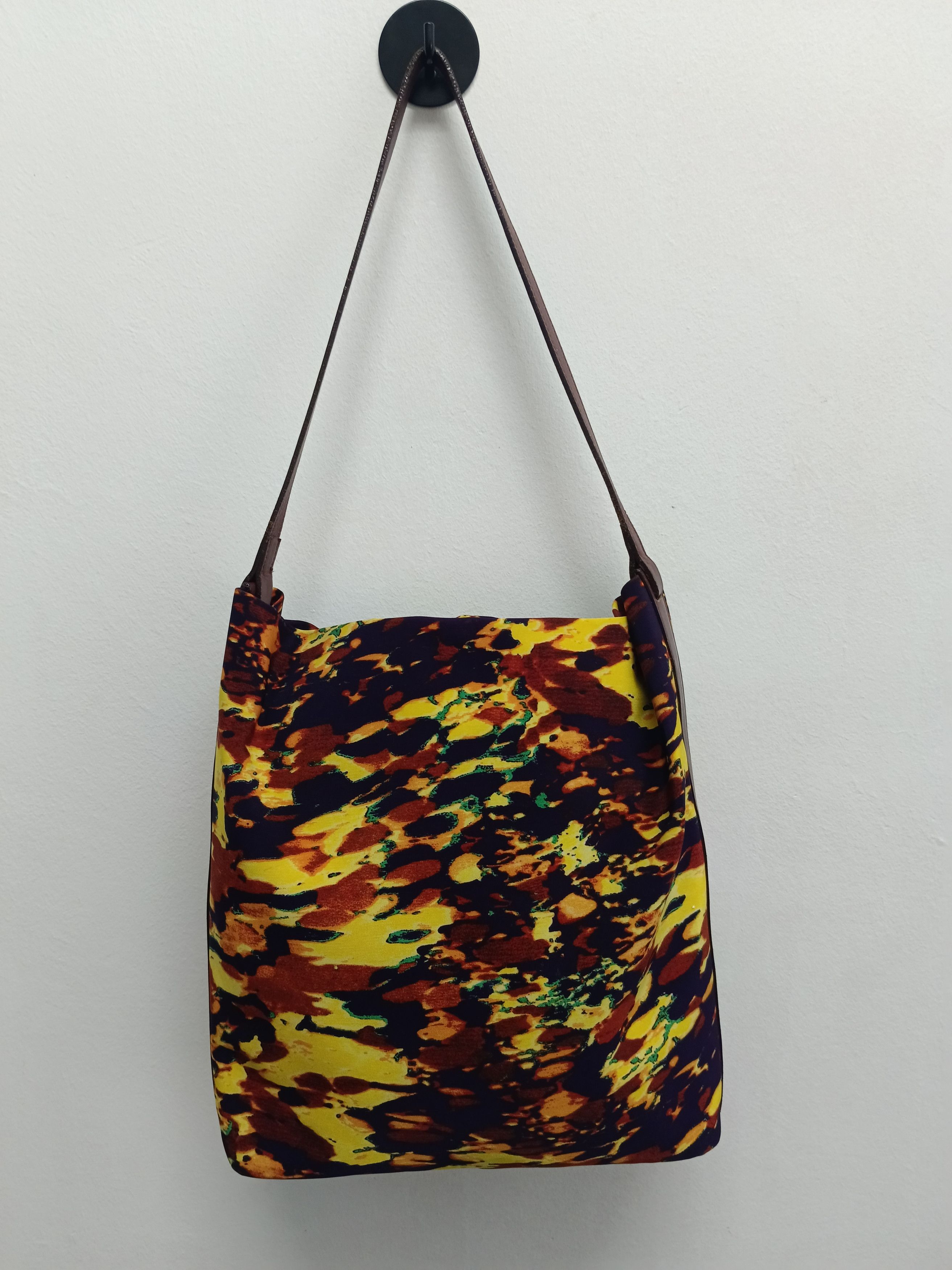Jean Paul Gaultier Vintage JPG Abstract Pattern Canvas Tote Bag Handbag Size ONE SIZE - 7 Thumbnail