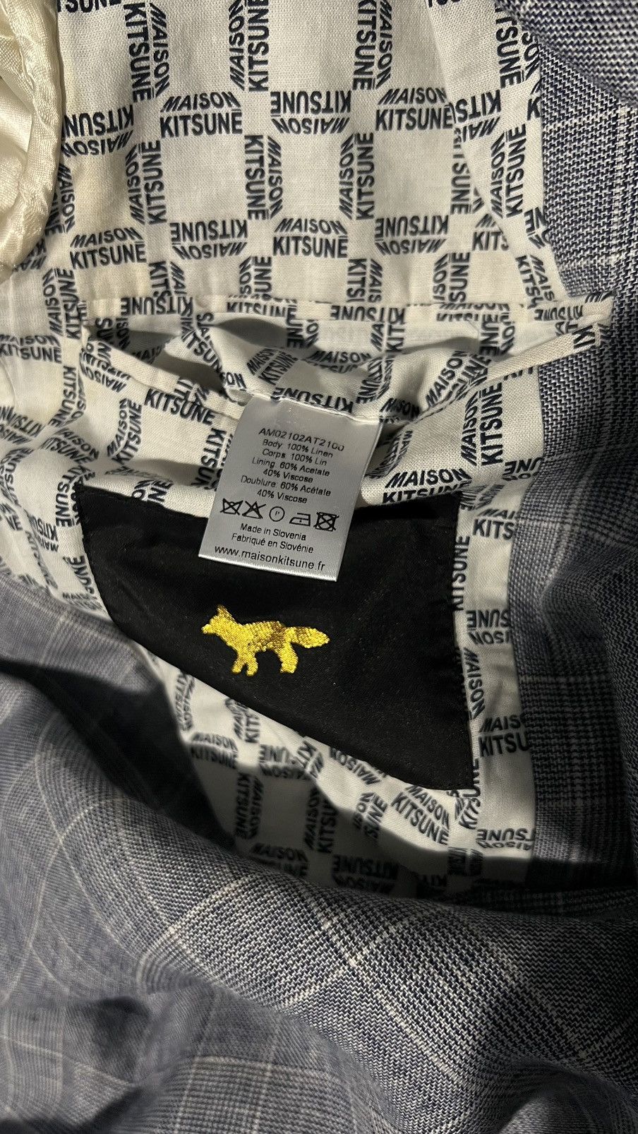 Maison Kitsune Maison Kitsune linen jacket Size US S / EU 44-46 / 1 - 4 Thumbnail