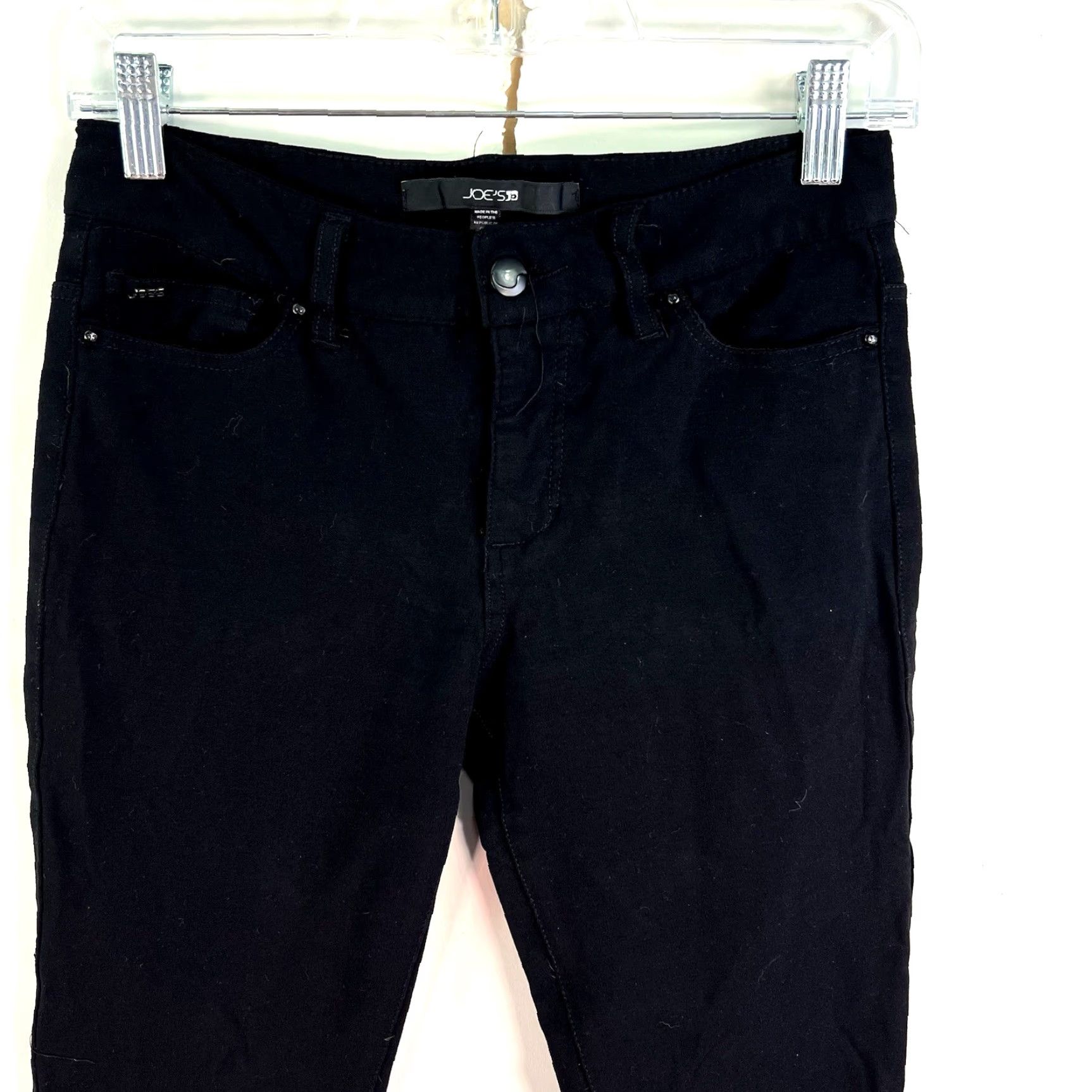 Vintage VINTAGE Joe's Jeans Skinny Ankle Jeans Women's Size 27 Black Stretch 29X29 Mid Rise Denim Size 27" / US 4 / IT 40 - 2 Thumbnail