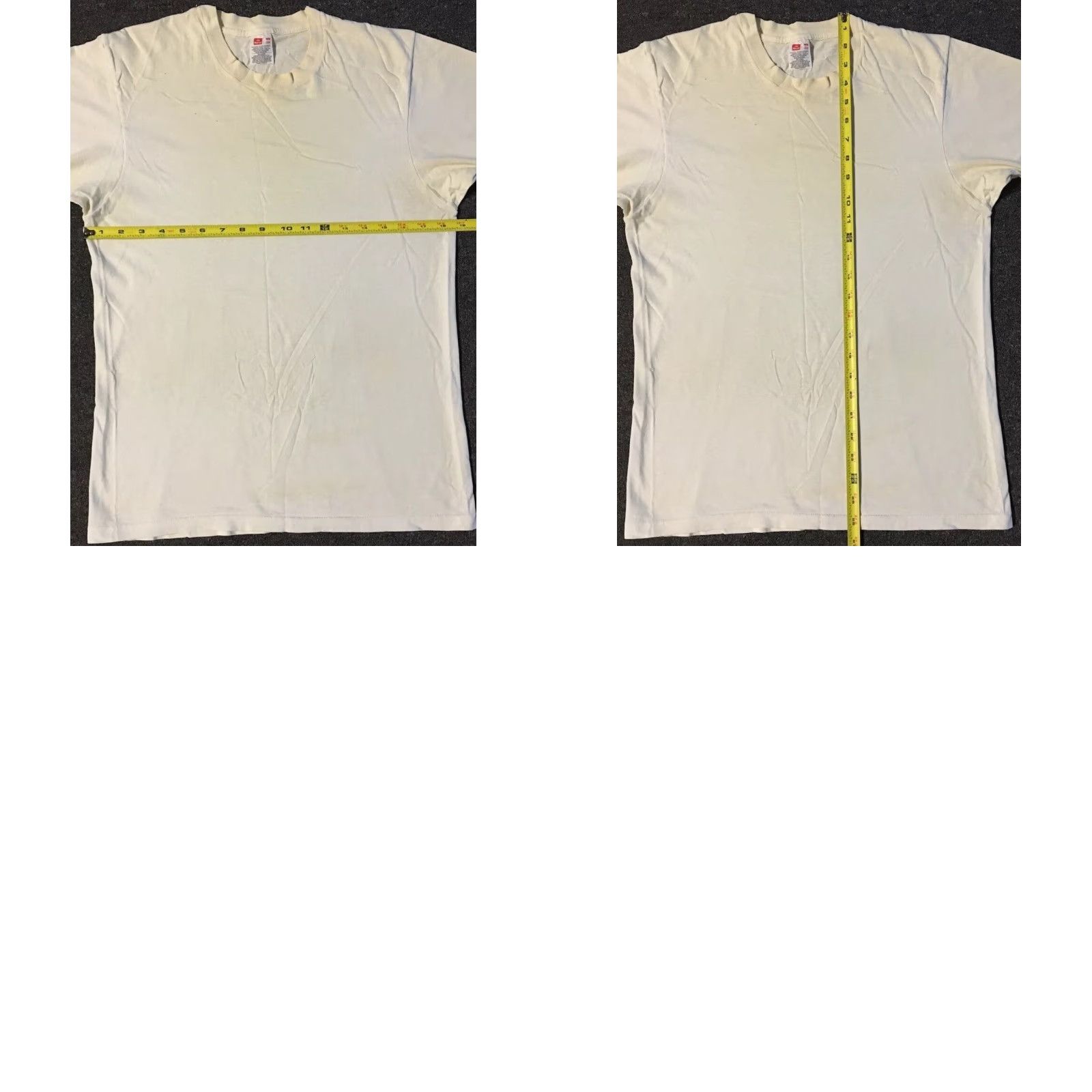 Hanes Vtg Hanes Faded 80s 90s Shirt S White Distressed Grunge Biker Punk Skate Surf Trucker 90s USA California Classic Retro Rock Mechanic Fitness Size US S / EU 44-46 / 1 - 10 Thumbnail