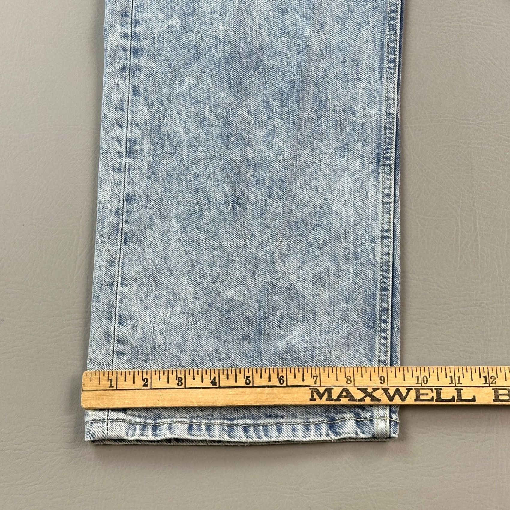 Levi's Levis 569 Jeans Mens 34x34 Light Acid Wash Denim Loose Straight Fit Skate Casual Pants Size US 34 / EU 50 - 4 Thumbnail