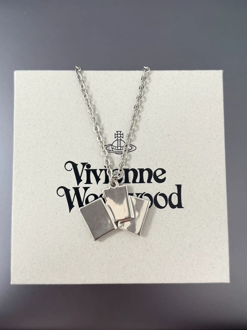 Vivienne Westwood Vivienne Westwood A poker three-in-a-row necklace Size ONE SIZE - 6 Thumbnail