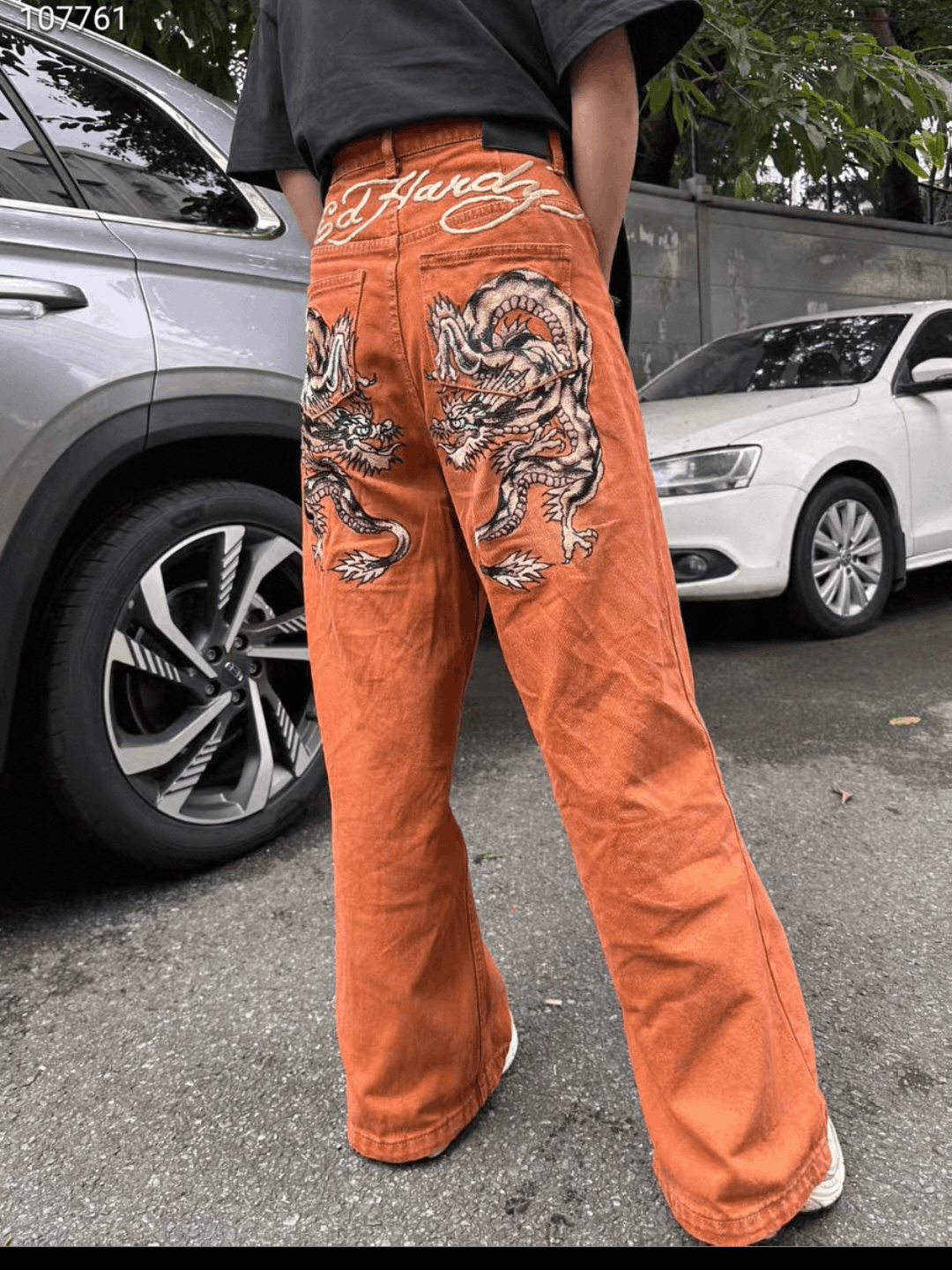 Ed Hardy ed hardy dragon baggy jeans Size 28" / US 6 / IT 42 - 1 Thumbnail
