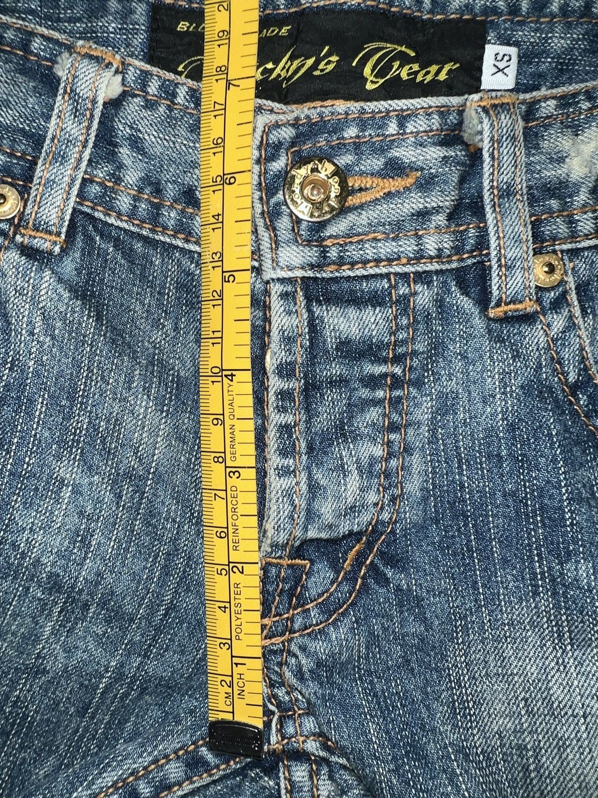 Japanese Brand Jacky Japan Distressed Ripped Lowrise Skinny Fit Jeans 30x32 Size 30" / US 8 / IT 44 - 11 Thumbnail