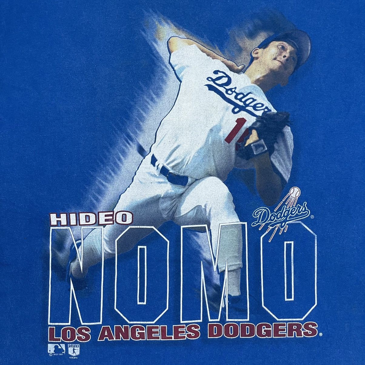 MLB Vintage 1995 Hideo Nomo Los Angles Dodgers Tee Size US M / EU 48-50 / 2 - 4 Thumbnail