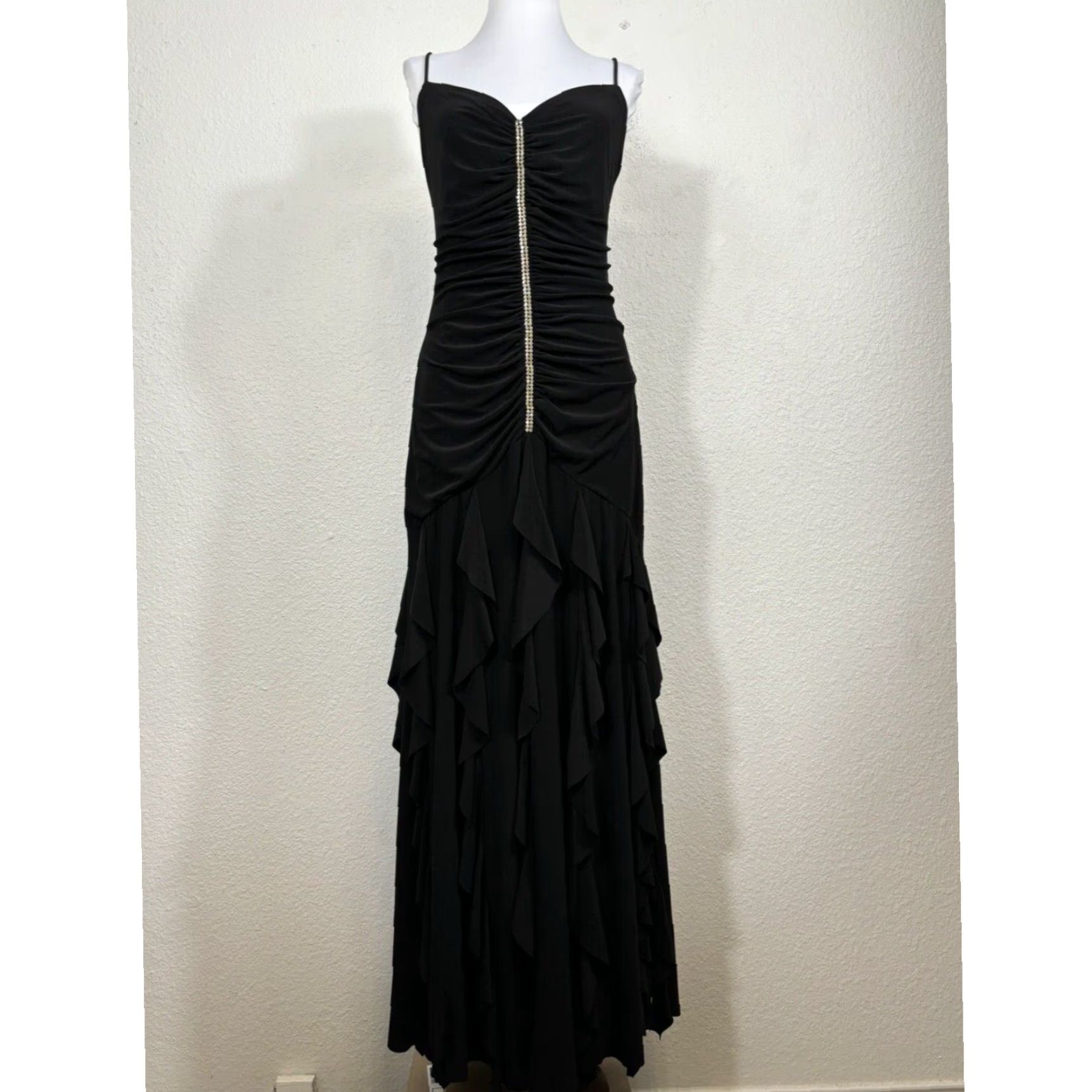 Scott McClintock Black Vintage store Maxi Gown