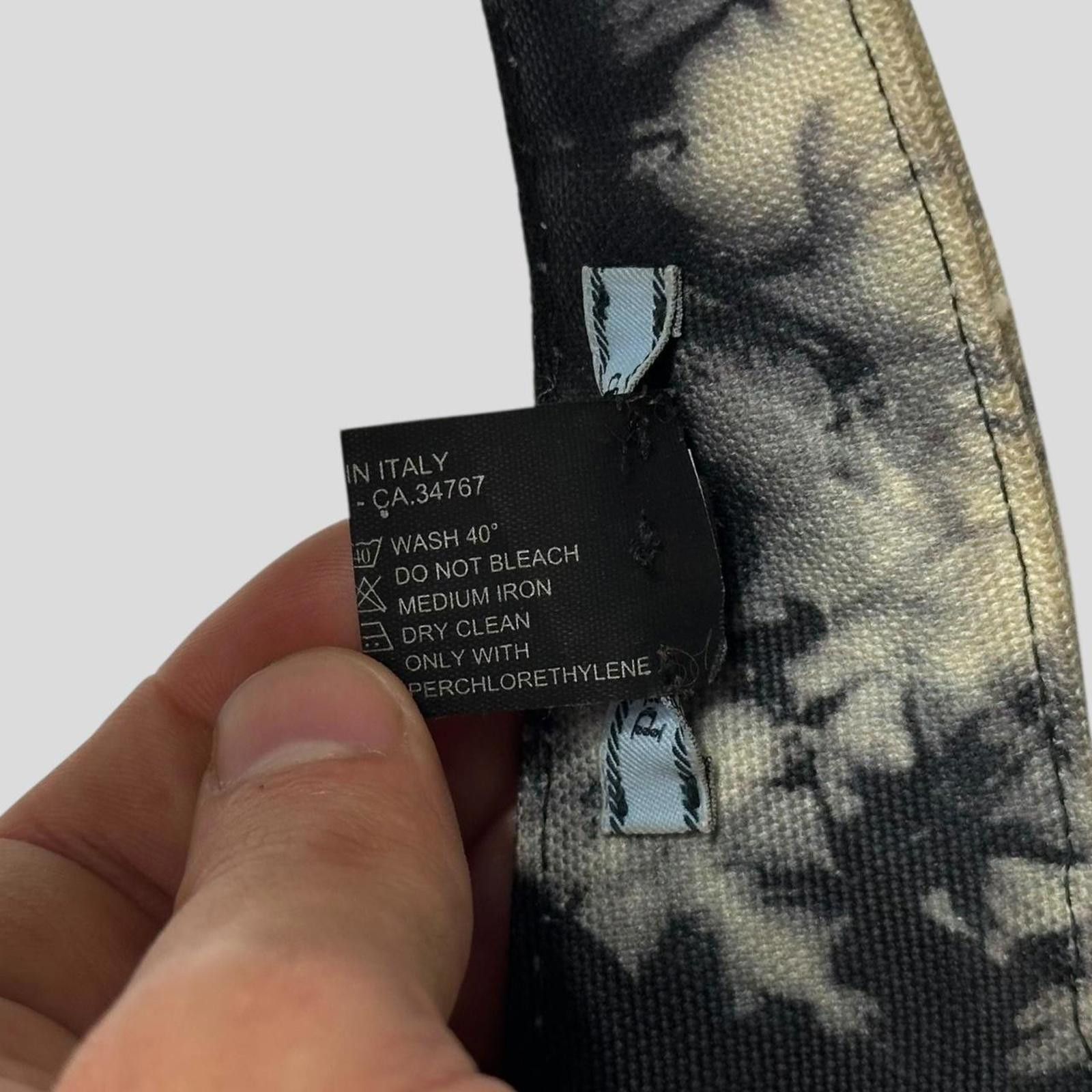 Prada Prada Milano Tie-Dye Triangle Logo Visor Cap - M Size ONE SIZE - 8 Thumbnail