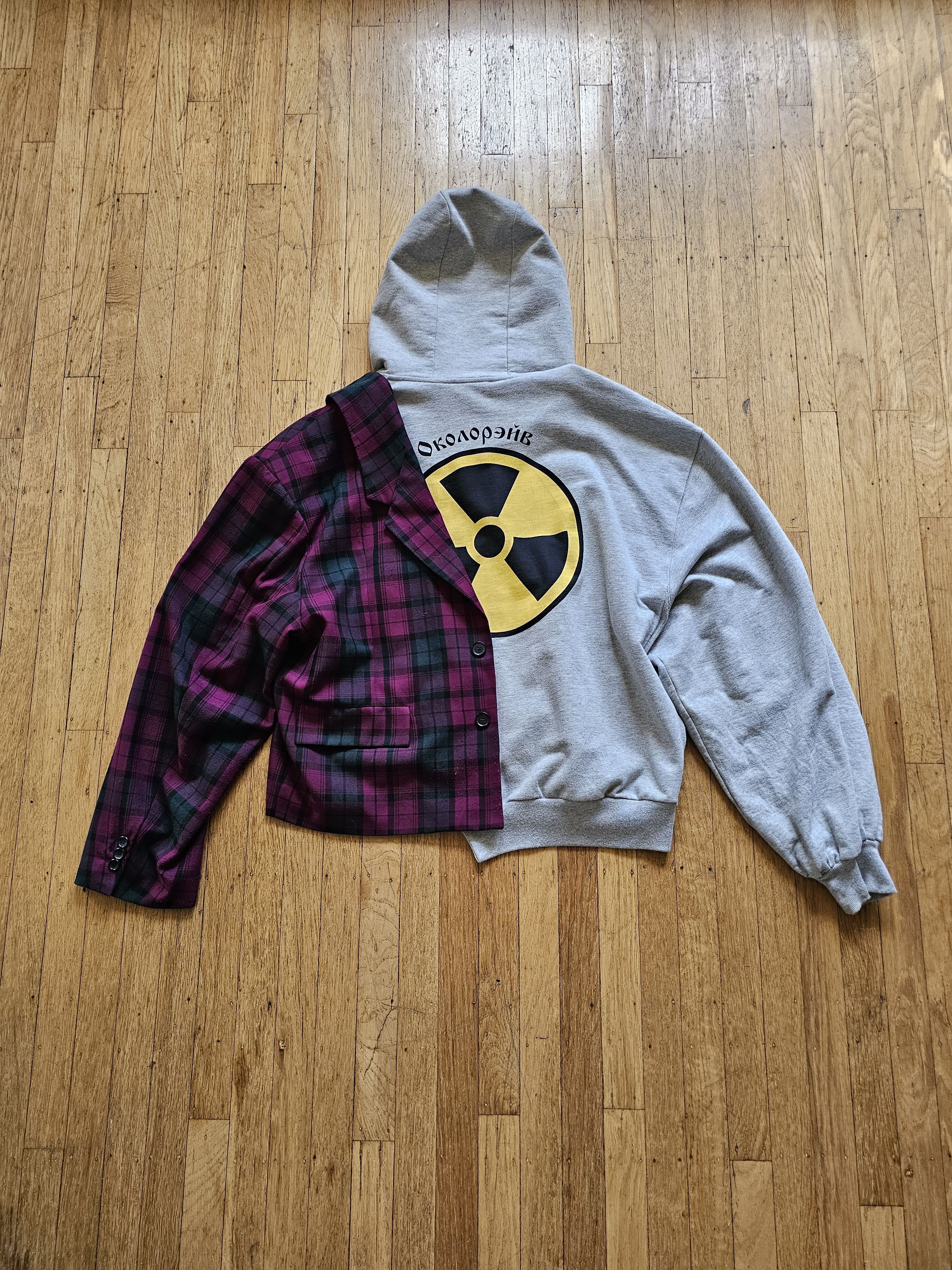Gosha Rubchinskiy Gosha Rubchinsky Hybrid Hoodie Blazer Size US L / EU 52-54 / 3 - 2 Thumbnail