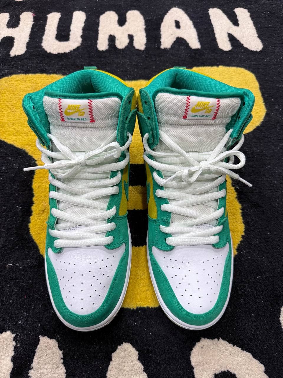 Nike Nike SB Dunk High Oakland Athletics (2015) 305050-337 Size US 13 / EU 46 - 4 Thumbnail