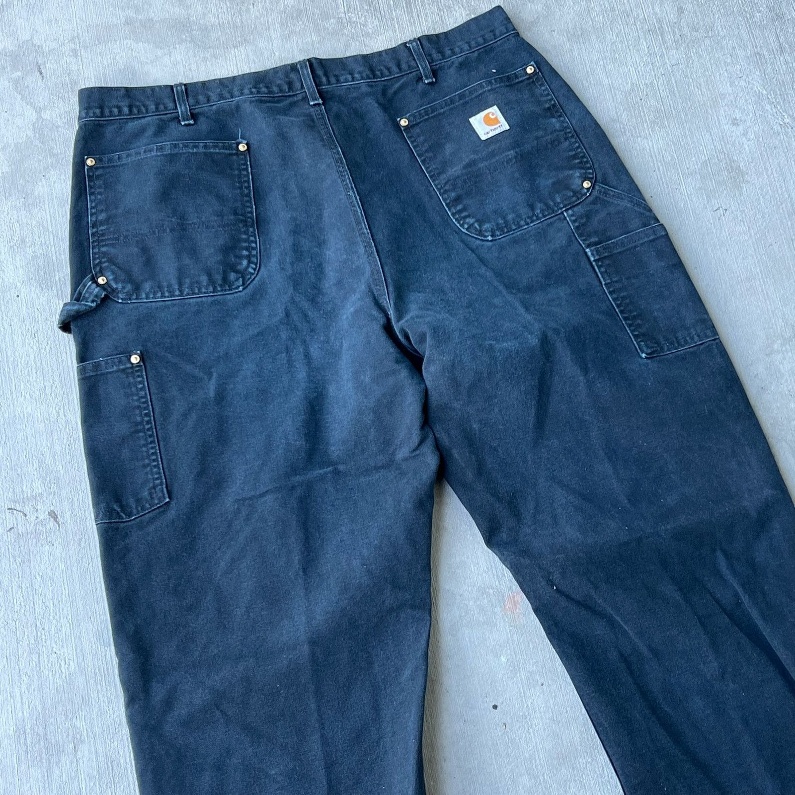 Carhartt × Vintage Carhartt black double knee work wear carpenter pants Size US 39 - 4 Thumbnail