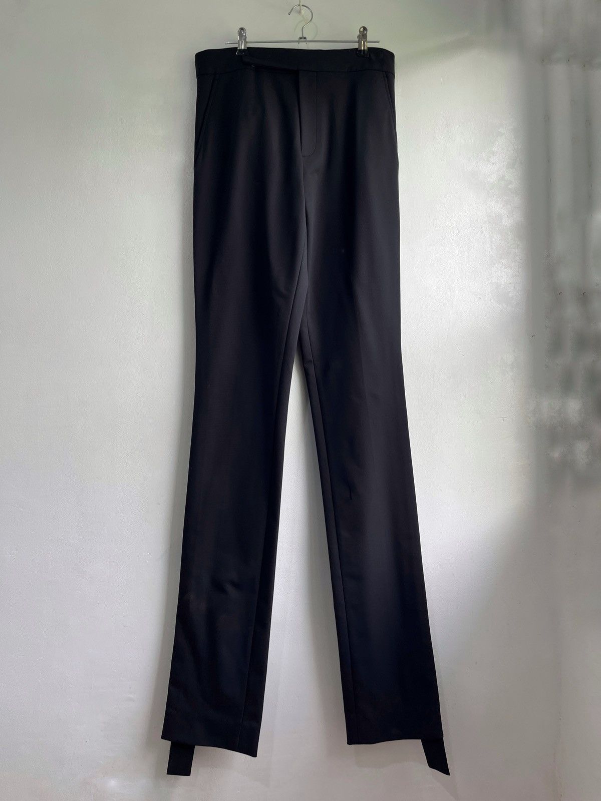 Celine SAMPLE Piece Lightweight Stretch Nylon Slim-Fit Pants. Size 26" / US 2 / IT 38 - 2 Thumbnail