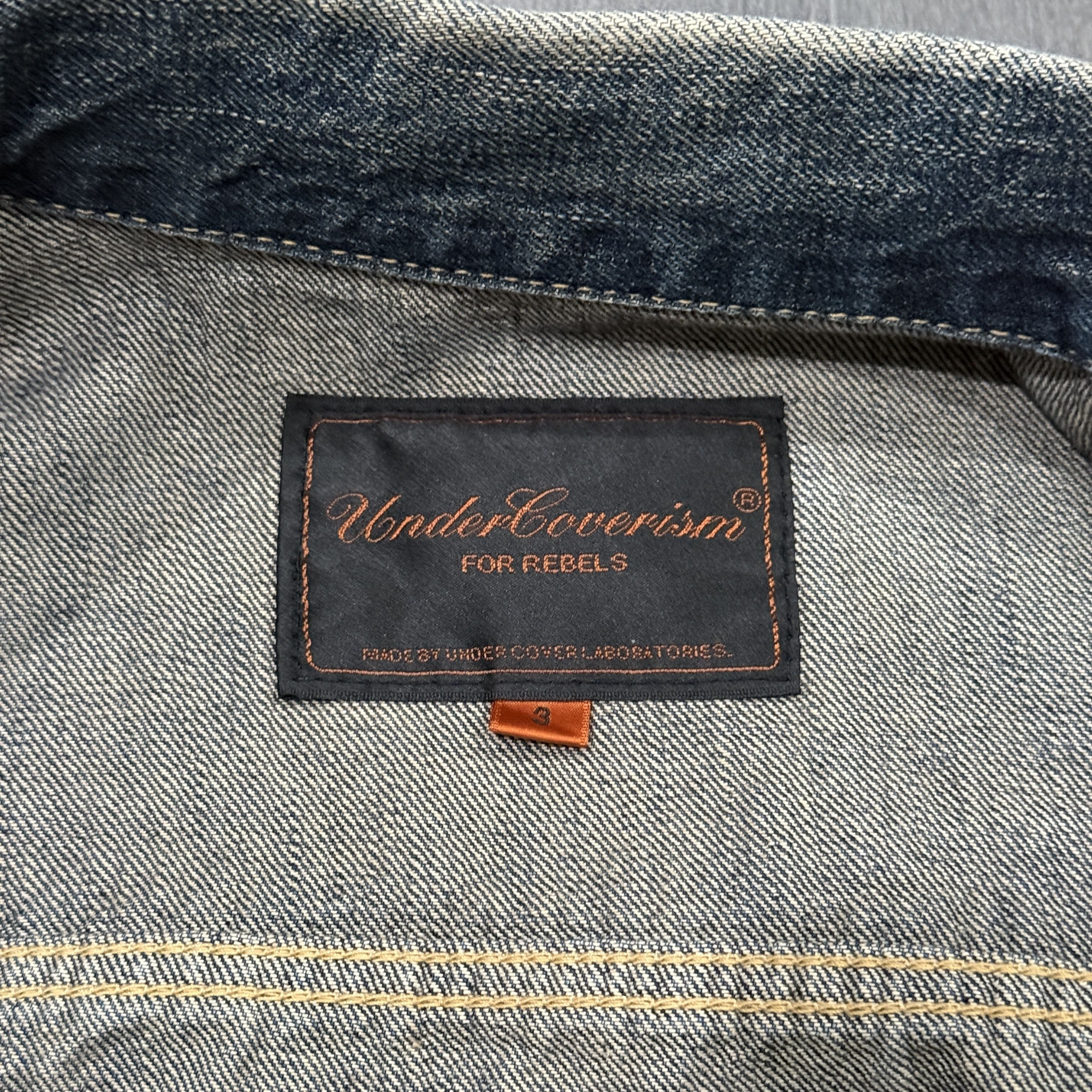 Jun Takahashi × Undercover Undercover AW06 Bug denim Jacket “GURUGURU” Size US L / EU 52-54 / 3 - 5 Thumbnail