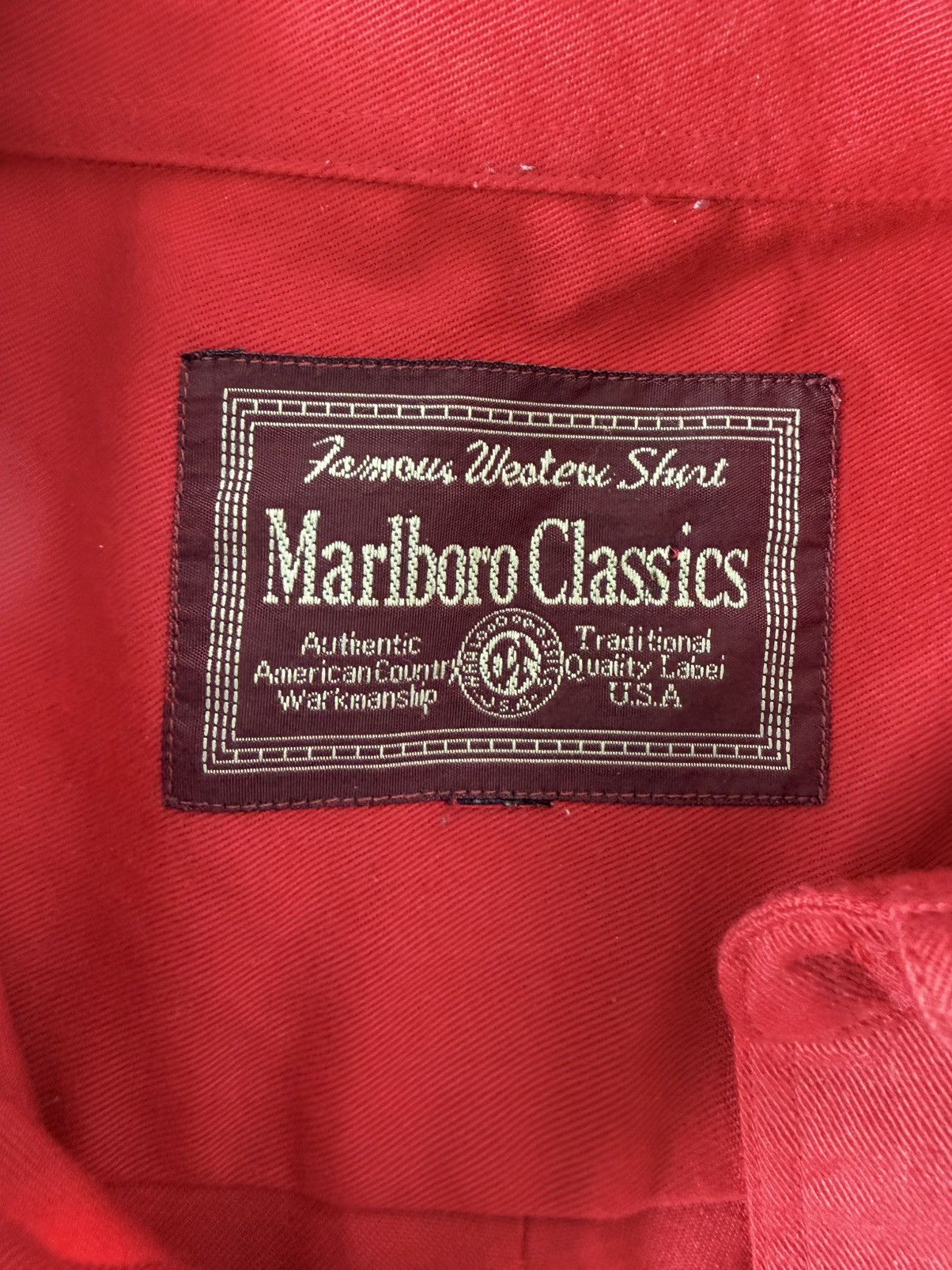 Marlboro New Marlboro Vintage Button Up Size US XL / EU 56 / 4 - 3 Thumbnail