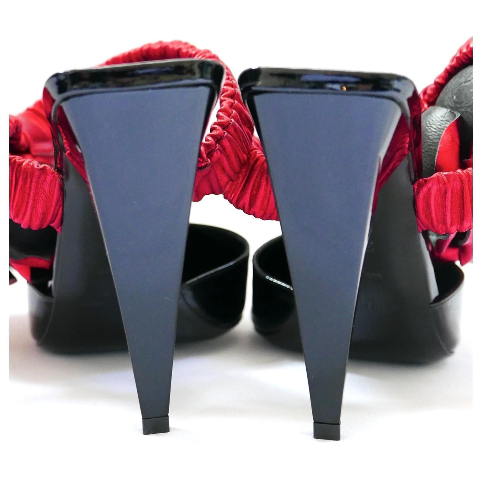 Saint Laurent Paris Saint Laurent Fall 2017 Freja Rose 105 Heels Black Size US 8.5 / IT 38.5 - 8 Thumbnail