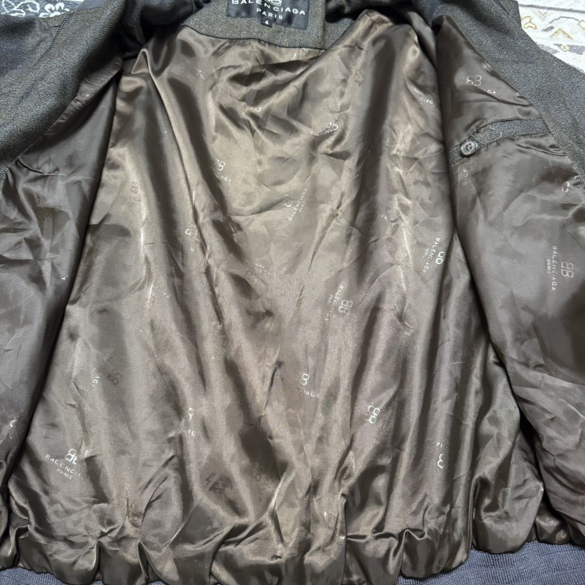 Balenciaga Vintage Balenciaga Paris Bomber Jacket Size US XL / EU 56 / 4 - 12 Thumbnail