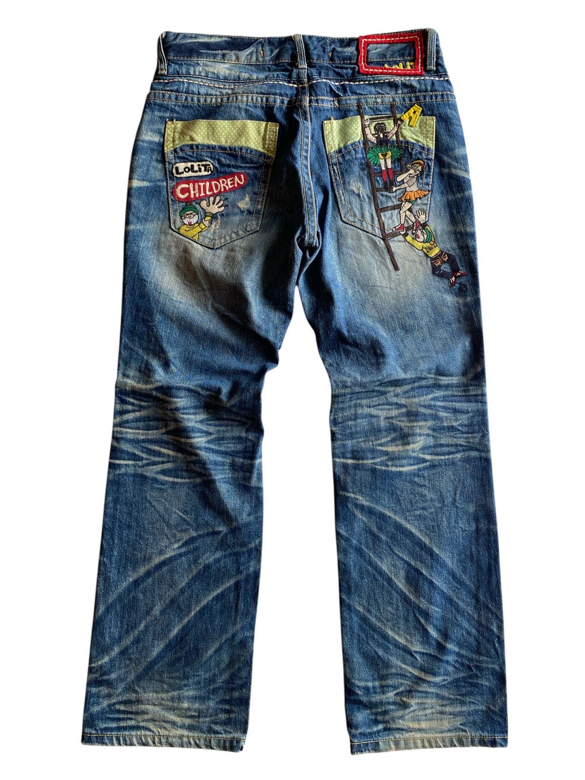 Lolita Jeans Rare Yoshitomo Nara X Lolita Jeans Children Play Size US 34 / EU 50 - 1 Thumbnail