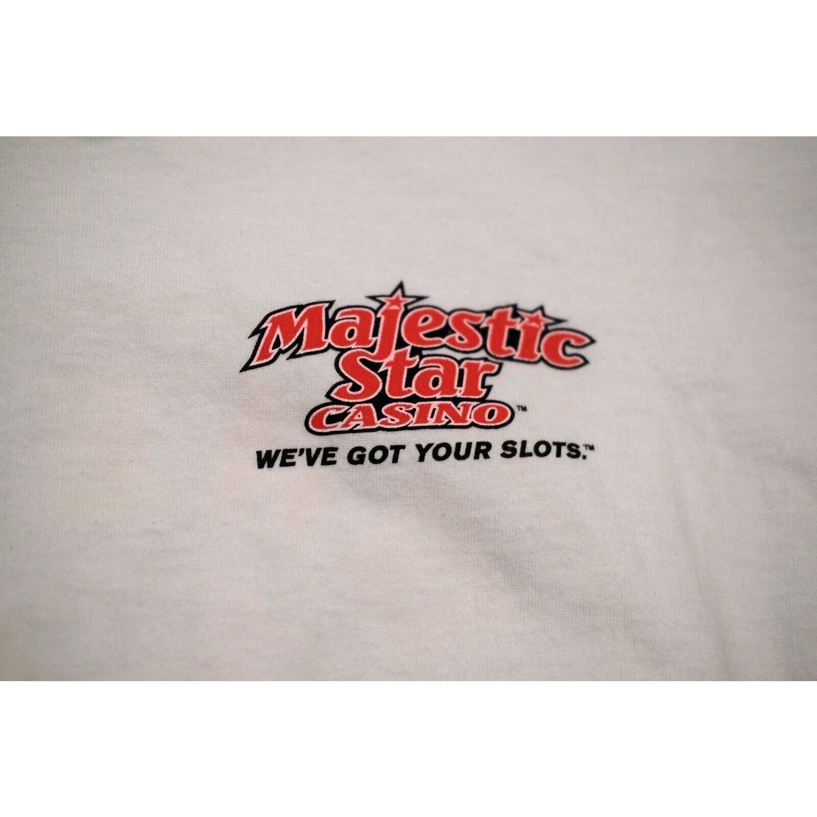 Fruit Of The Loom Vintage 2000s Fruit Loom Wheel Fortune Majestic Casino XL Size US XL / EU 56 / 4 - 3 Thumbnail