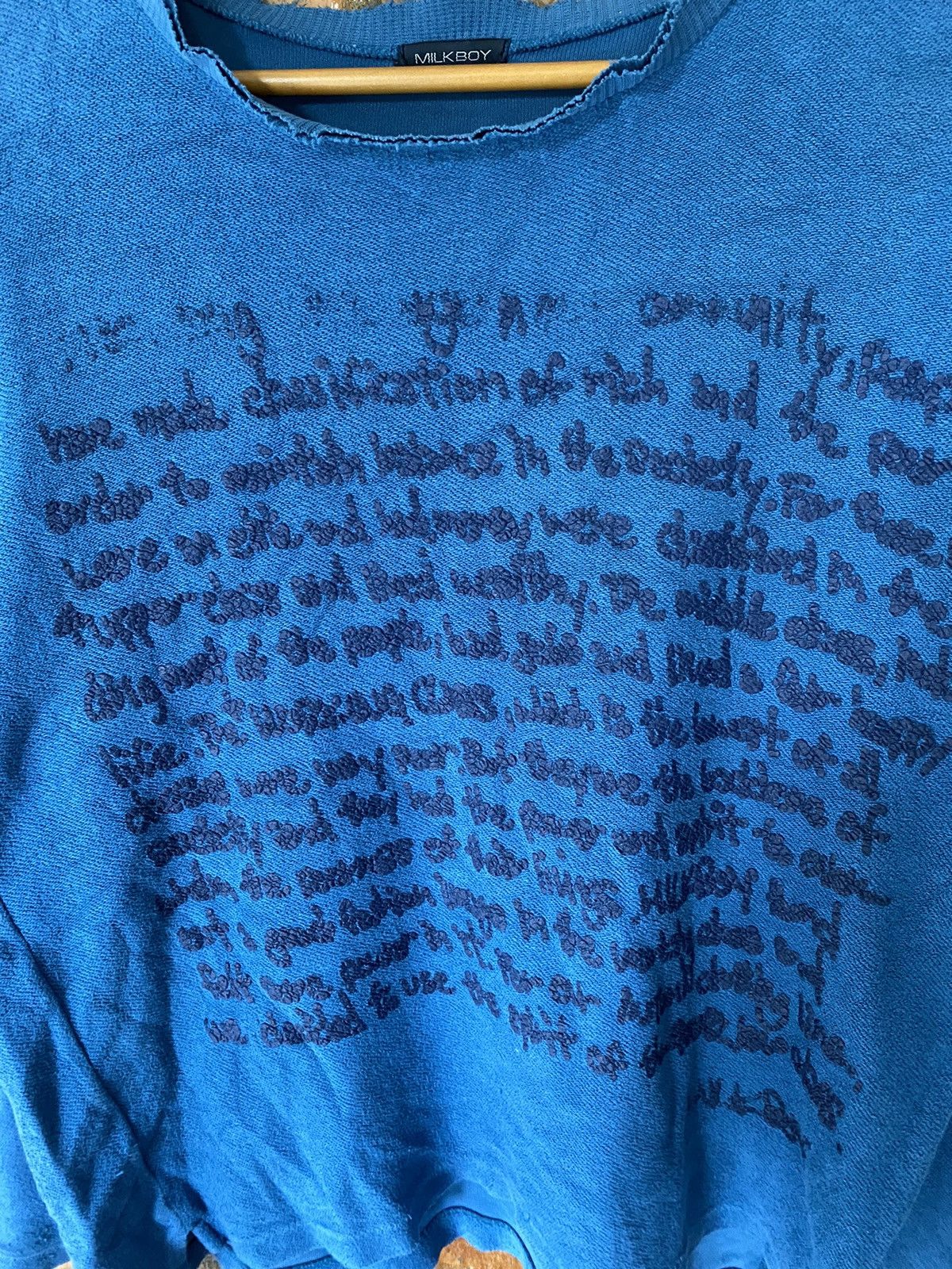 20471120 1990s MILKBOY Poem Punk SICK distressed Size US L / EU 52-54 / 3 - 6 Thumbnail