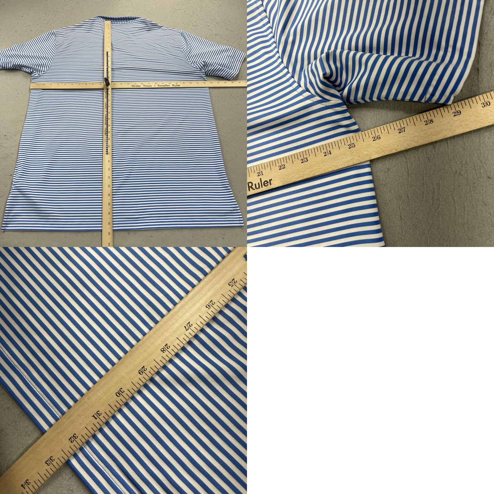 Peter Millar Peter Millar Interlachen Polo Shirt Mens XL Blue Purple Summer Comfort Golf Shirt Polo Mens XL Blue Purple Size US XL / EU 56 / 4 - 8 Thumbnail