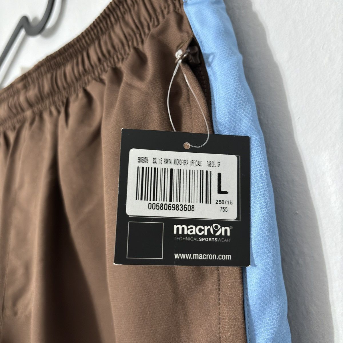 Macron NEW 2014 2015 Lazio Roma Macron Soccer Tracksuit Jacket Top Size US L / EU 52-54 / 3 - 12 Thumbnail