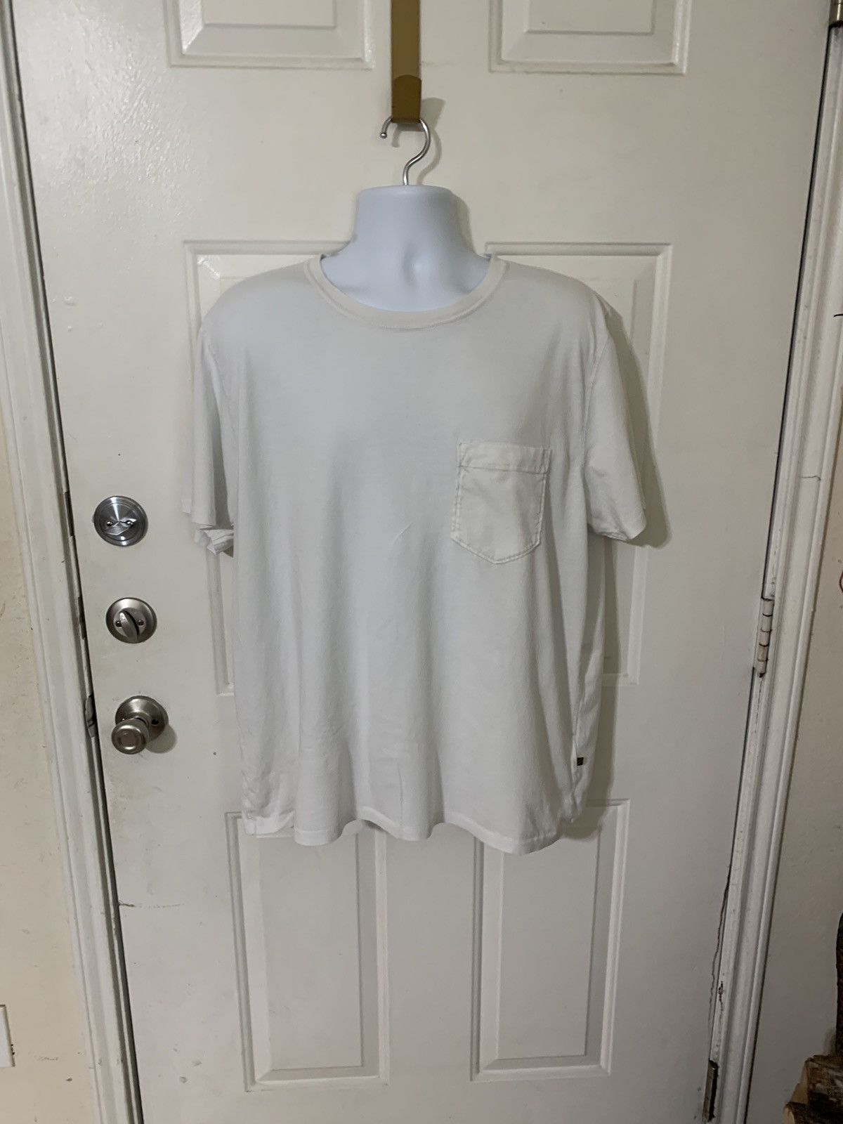 Billy Reid Organic Pima Cotton SS 1 pocket crew neck tee Size US XL / EU 56 / 4 - 1 Thumbnail