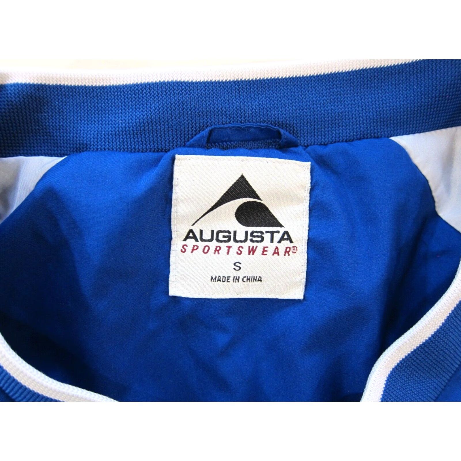 Augusta Sportswear Augusta Sportswear Windbreaker Jacket Men S Pullover V-Neck Cheer Tech Blue White - 100% Polyester Size US S / EU 44-46 / 1 - 4 Thumbnail