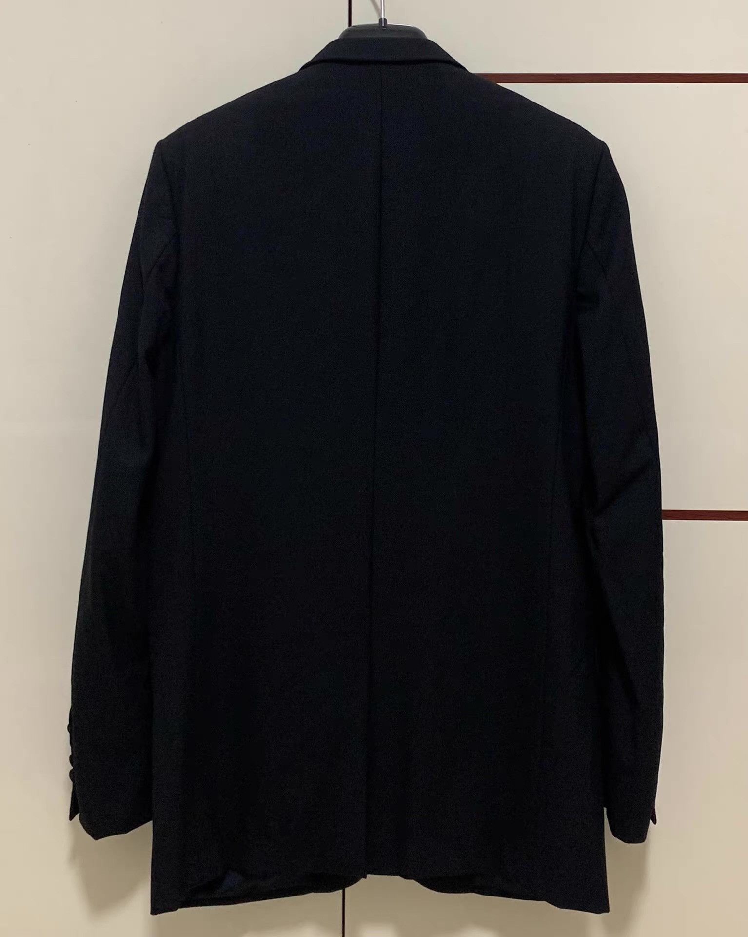 Dior Dior Homme 10FW Black Slim Notch Lapel Blazer Q12 Size 50R - 2 Thumbnail