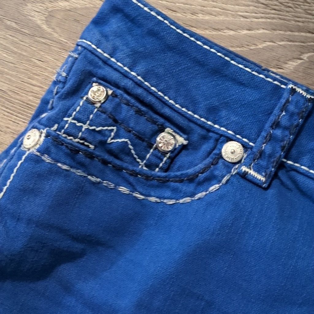 Miss Me Miss Me Royal Blue Shorts Size 29 Size 29" - 3 Thumbnail