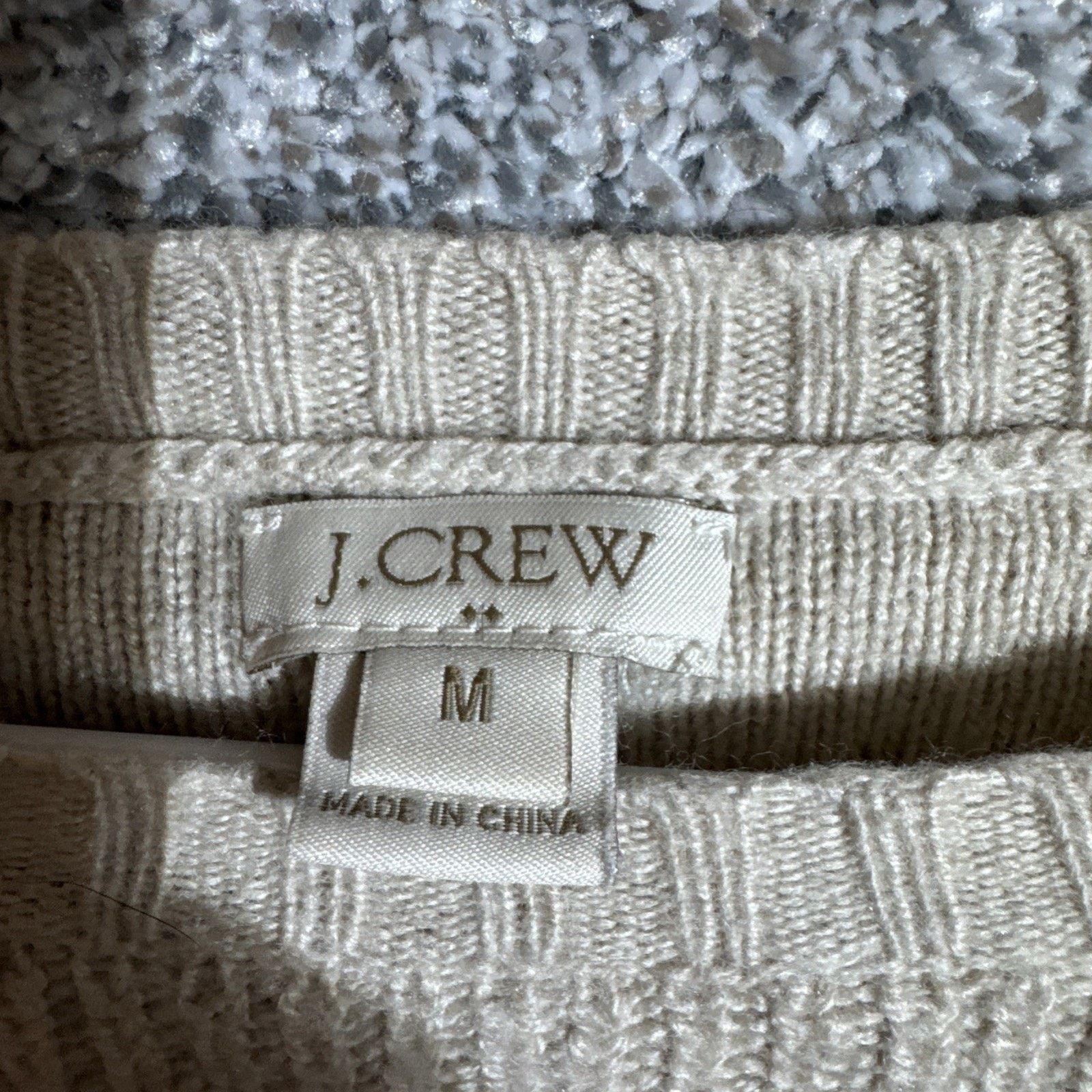 J.Crew Factory Warmspun Elbow Patch Sweater Womens M Wool Blend Size M / US 6-8 / IT 42-44 - 6 Thumbnail