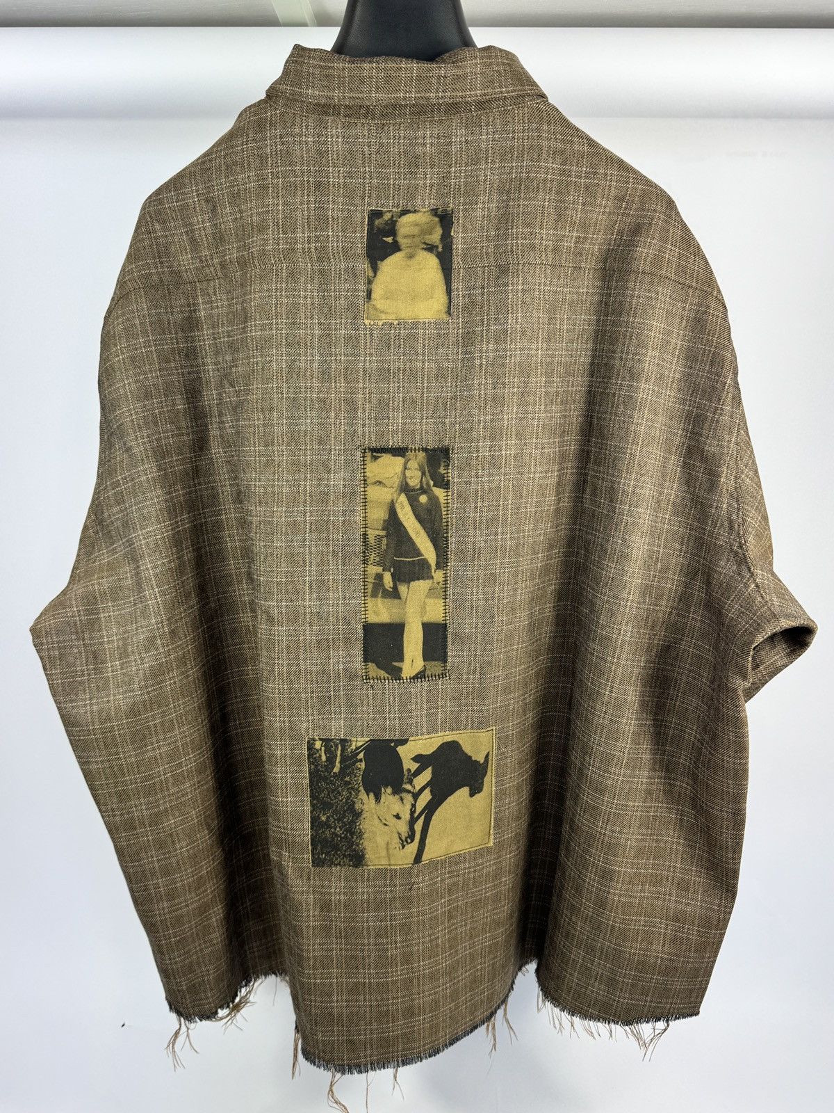 Enfants Riches Deprimes ASSEMBLAGE WOOL FLANNEL SHIRT Size US XXL / EU 58 / 5 - 2 Thumbnail