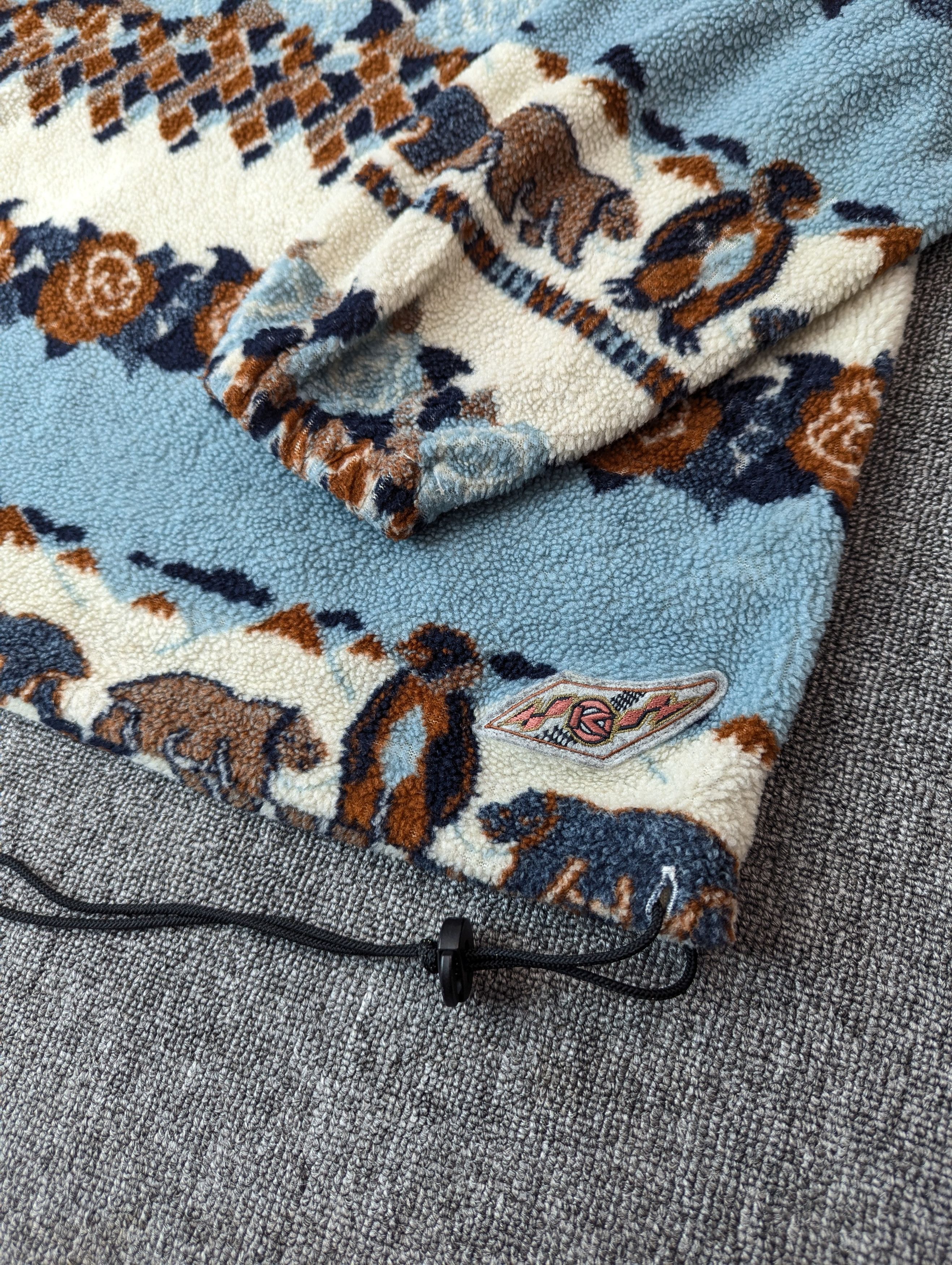 Asics Killy By Asic Japanese Brand Skiwear Fleece Printed Sweater Size US L / EU 52-54 / 3 - 8 Thumbnail