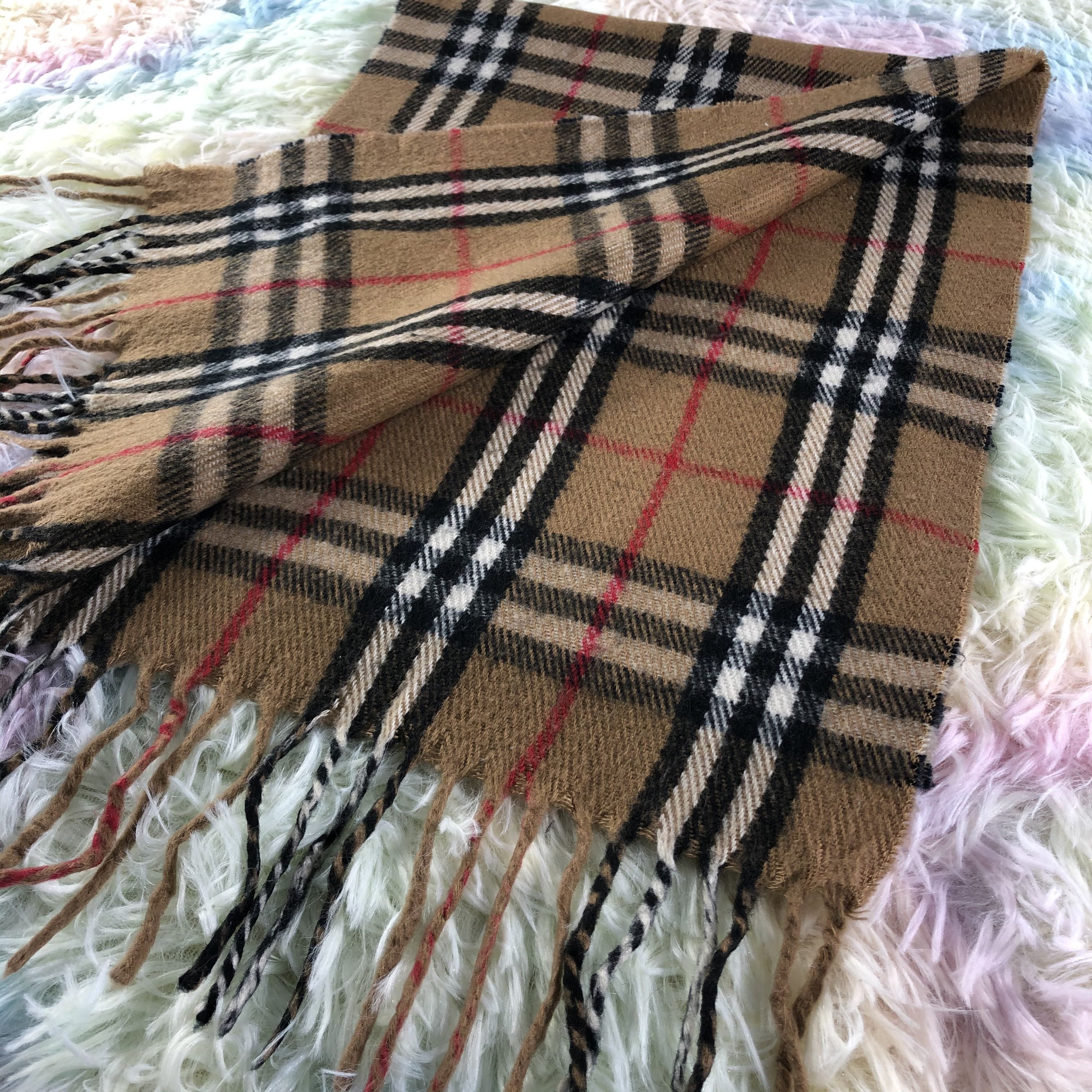Burberry × Vintage Burberry Scarf / Muffler / Neckwear - KM500 Size ONE SIZE - 4 Thumbnail