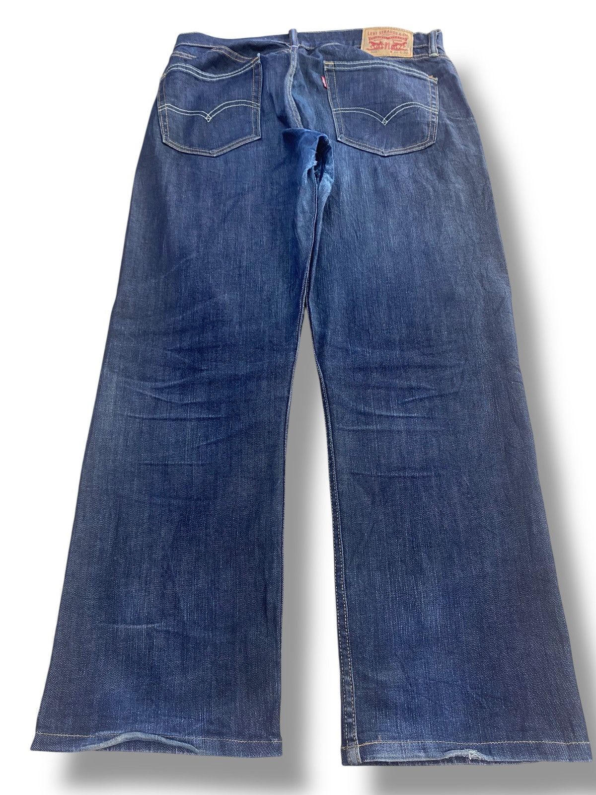 Levi's Levi’s 505 Dark Blue Wash Style Loose Jeans Size US 33 - 3 Thumbnail