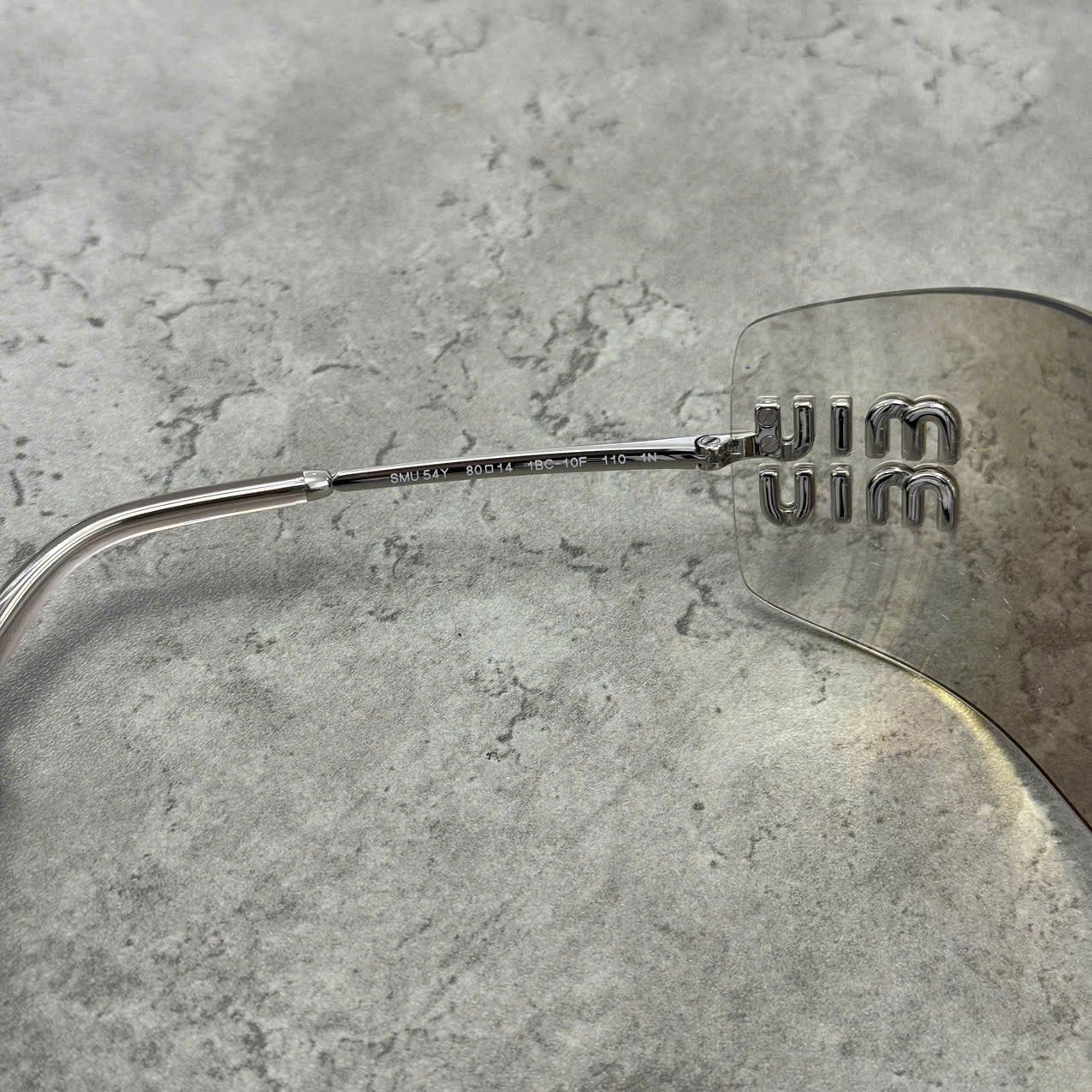 Miu Miu MIU MIU MU 54YS 1BC10F Sunglasses Size ONE SIZE - 2 Thumbnail