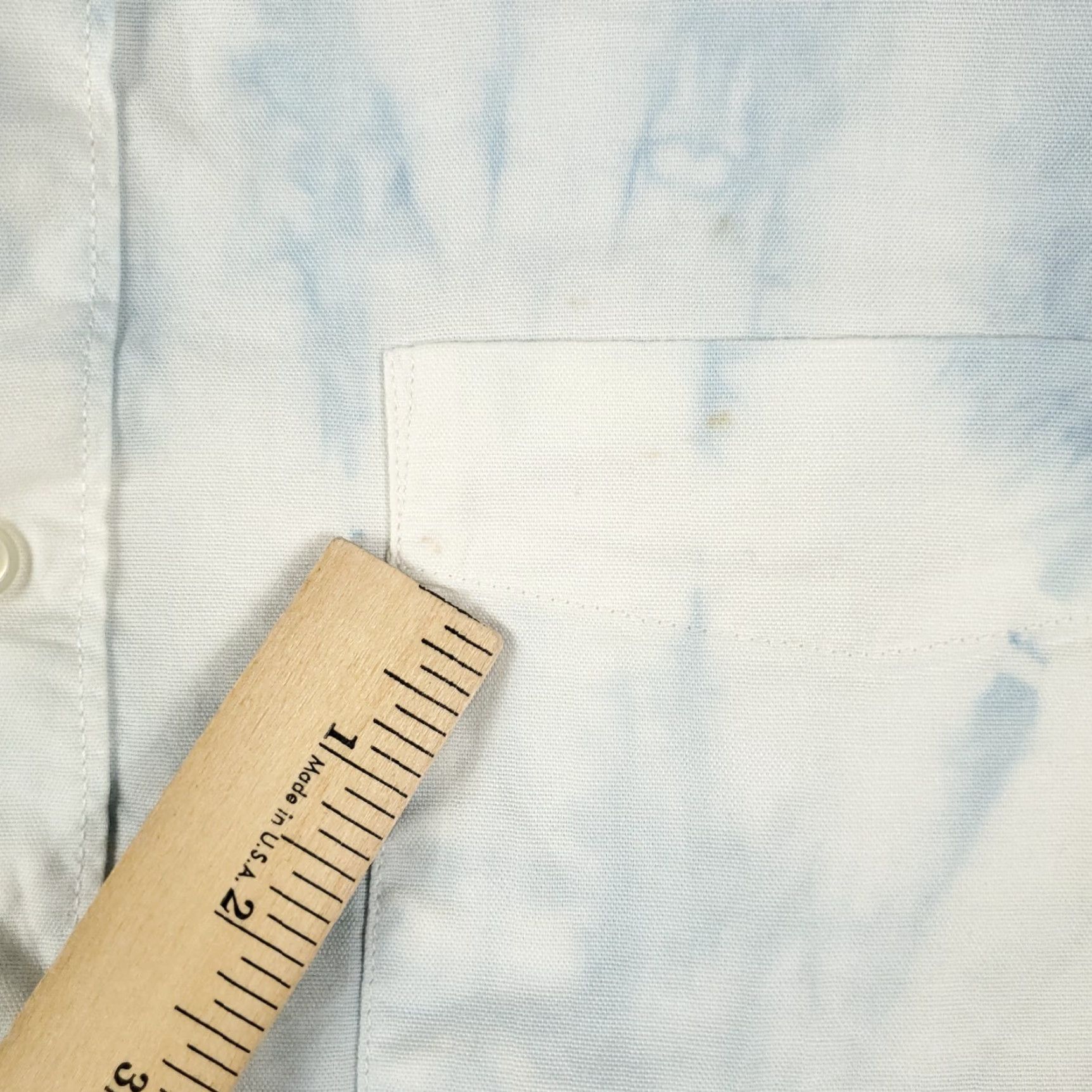 American Eagle Outfitters American Eagle Outfitters Shirt Men 2XL Blue Short Sleeve Button-Up Cotton Casual All Seasons Pockets Mens Size US XXL / EU 58 / 5 - 3 Thumbnail