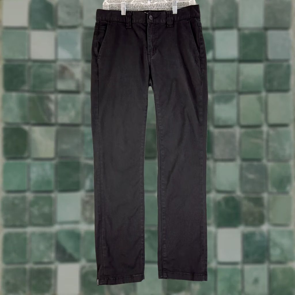 Altamont Altamont A 1969 Chino Pants Mens 30 Black Flat Front Slim Straight Casual Size US 30 / EU 46 - 1 Thumbnail