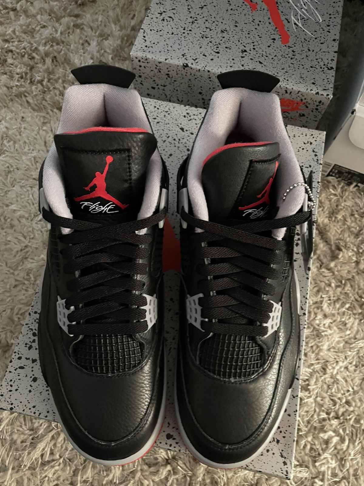 Jordan Brand Jordan 4 Bred Reimagined Size US 10.5 / EU 43-44 - 5 Thumbnail