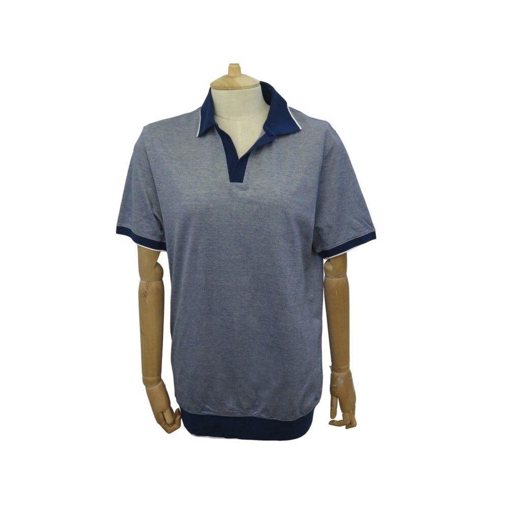 Loro Piana o1w1db10724 Polo Shirt in Light Blue Size US XL / EU 56 / 4 - 1 Thumbnail