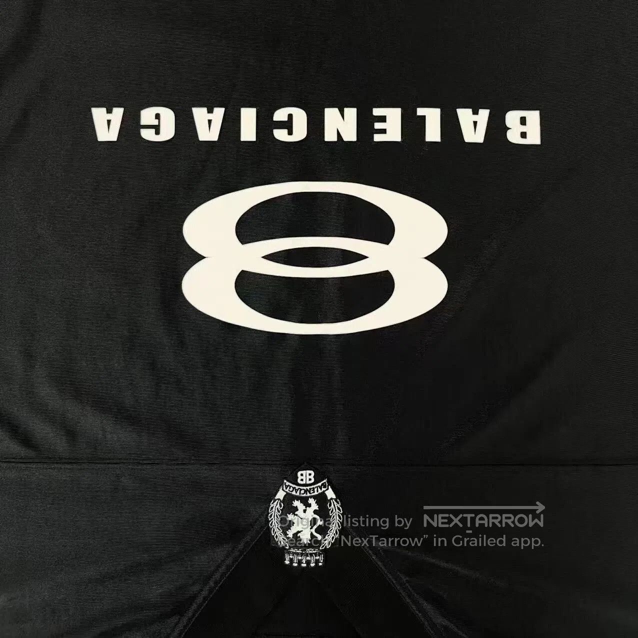 Balenciaga balenciaga black embroidery logo hoodie. Size US M / EU 48-50 / 2 - 6 Thumbnail