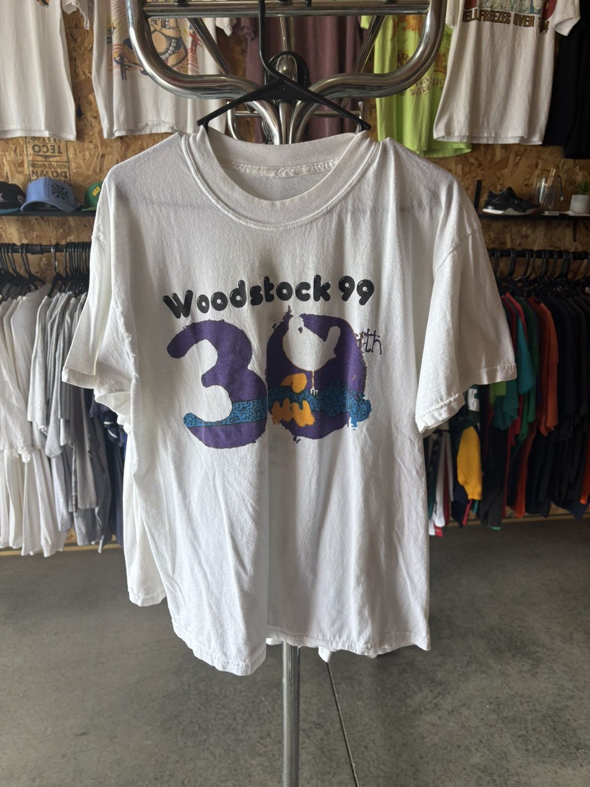 Band Tees 1999 Woodstock 30th anniversary T-Shirt Size US L / EU 52-54 / 3 - 3 Thumbnail