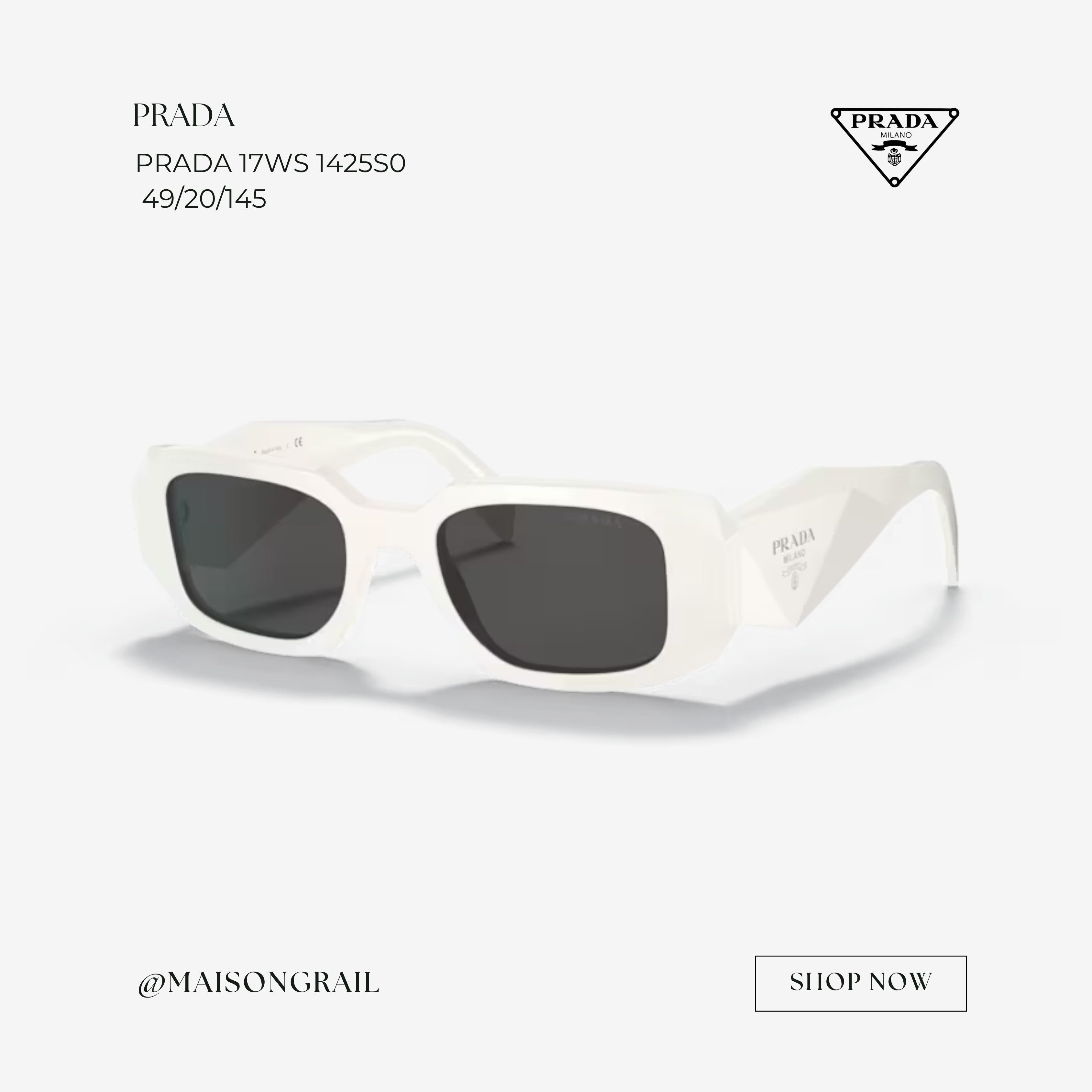 Prada PRADA 0PR 17WS 1425S0 SUNGLASSES Size ONE SIZE - 1 Thumbnail