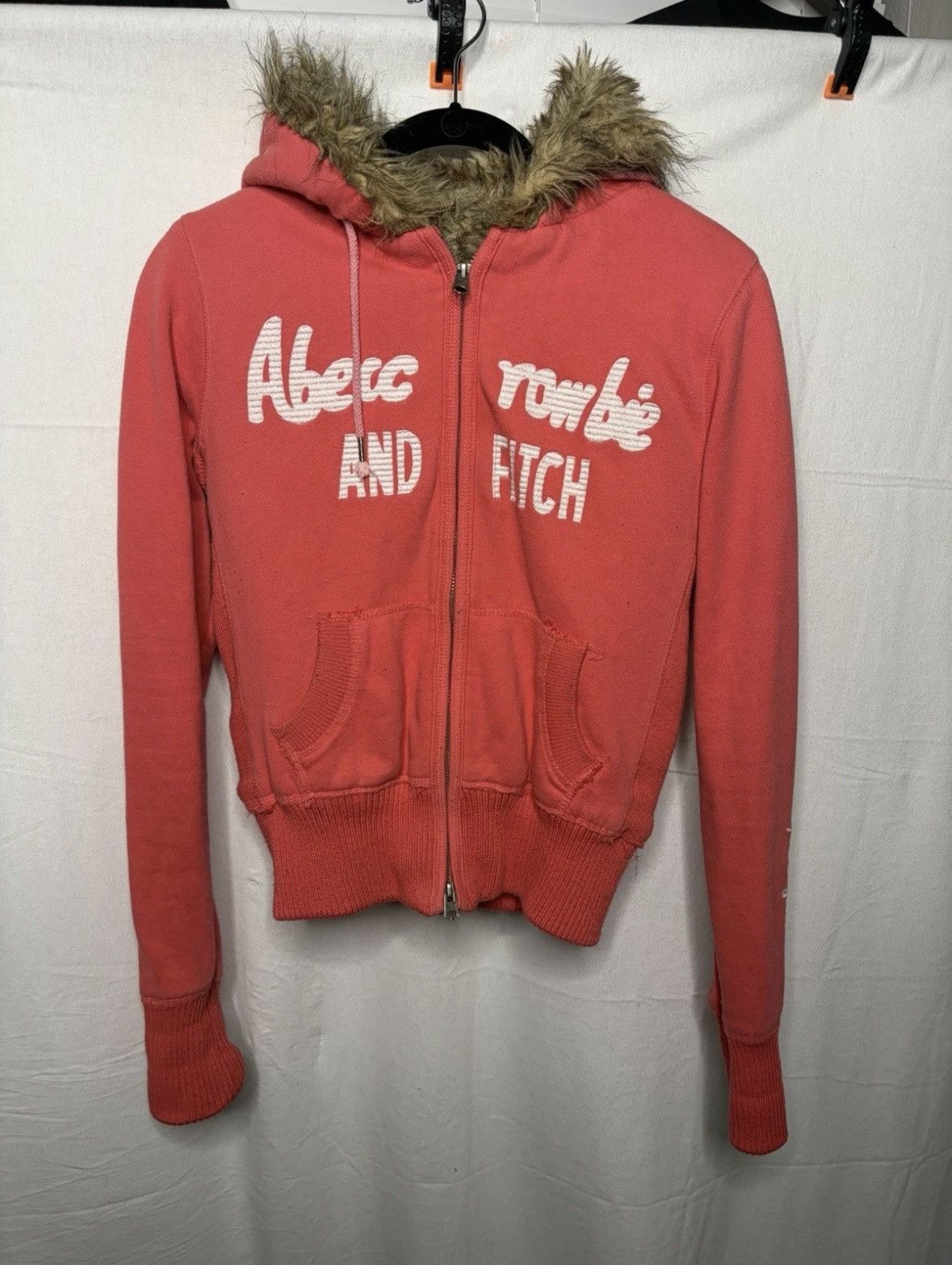 Abercrombie & Fitch Fur hood Abercrombie & Fitch zipup hoodie Size US XL / EU 56 / 4 - 1 Thumbnail