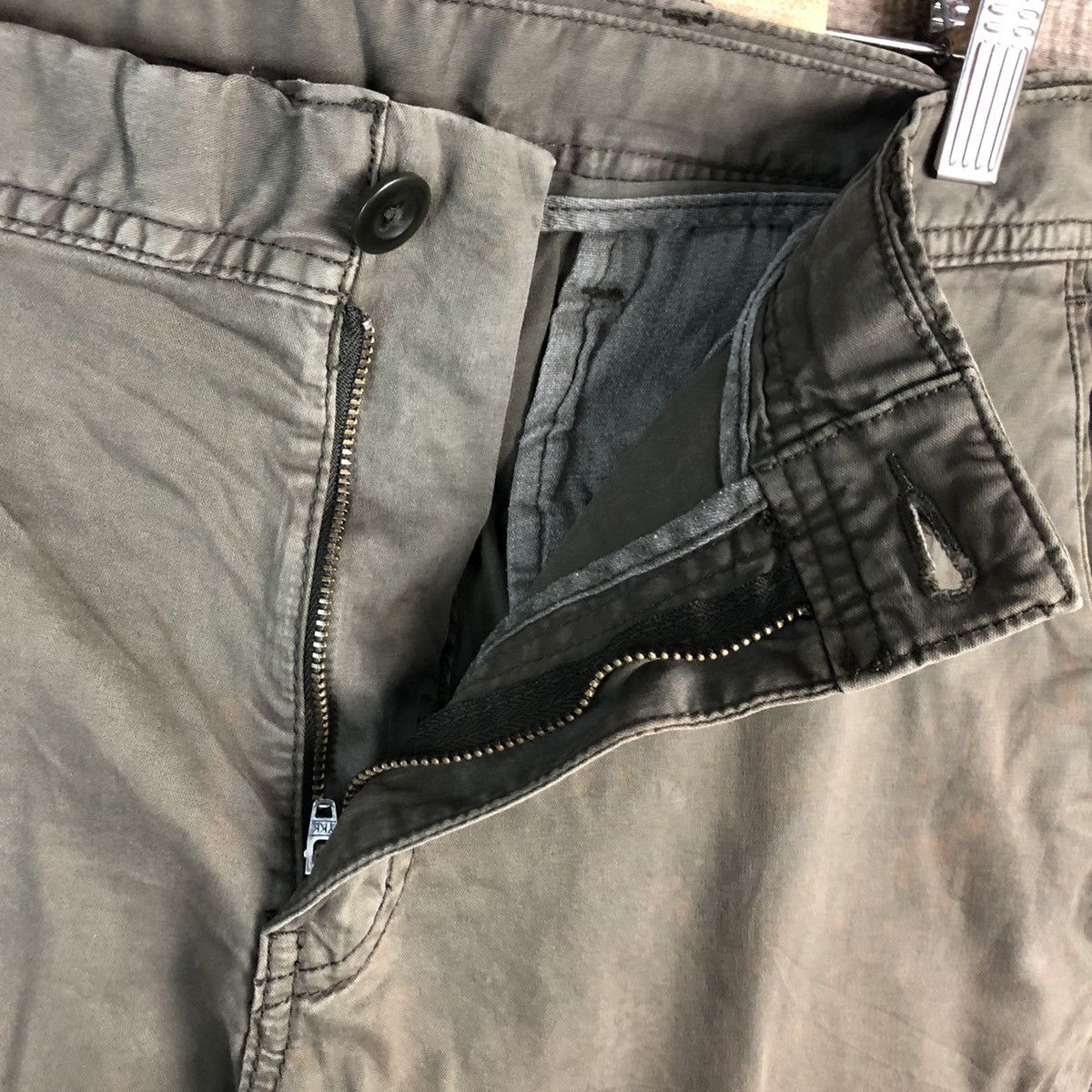 Japanese Brand Uniqlo Green japan utility Cargo Multipocket Pants #A2425 Size US 35 - 14 Thumbnail
