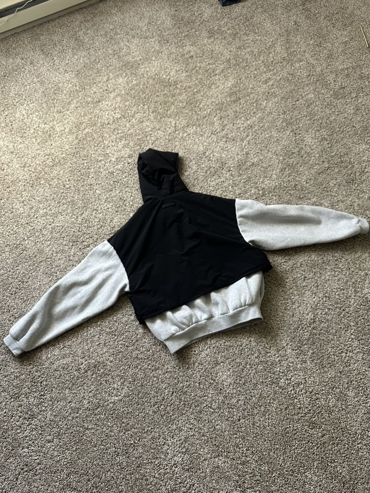 Fear of God Gray & Black Layered Hoodie Size US XS / EU 42 / 0 - 4 Thumbnail