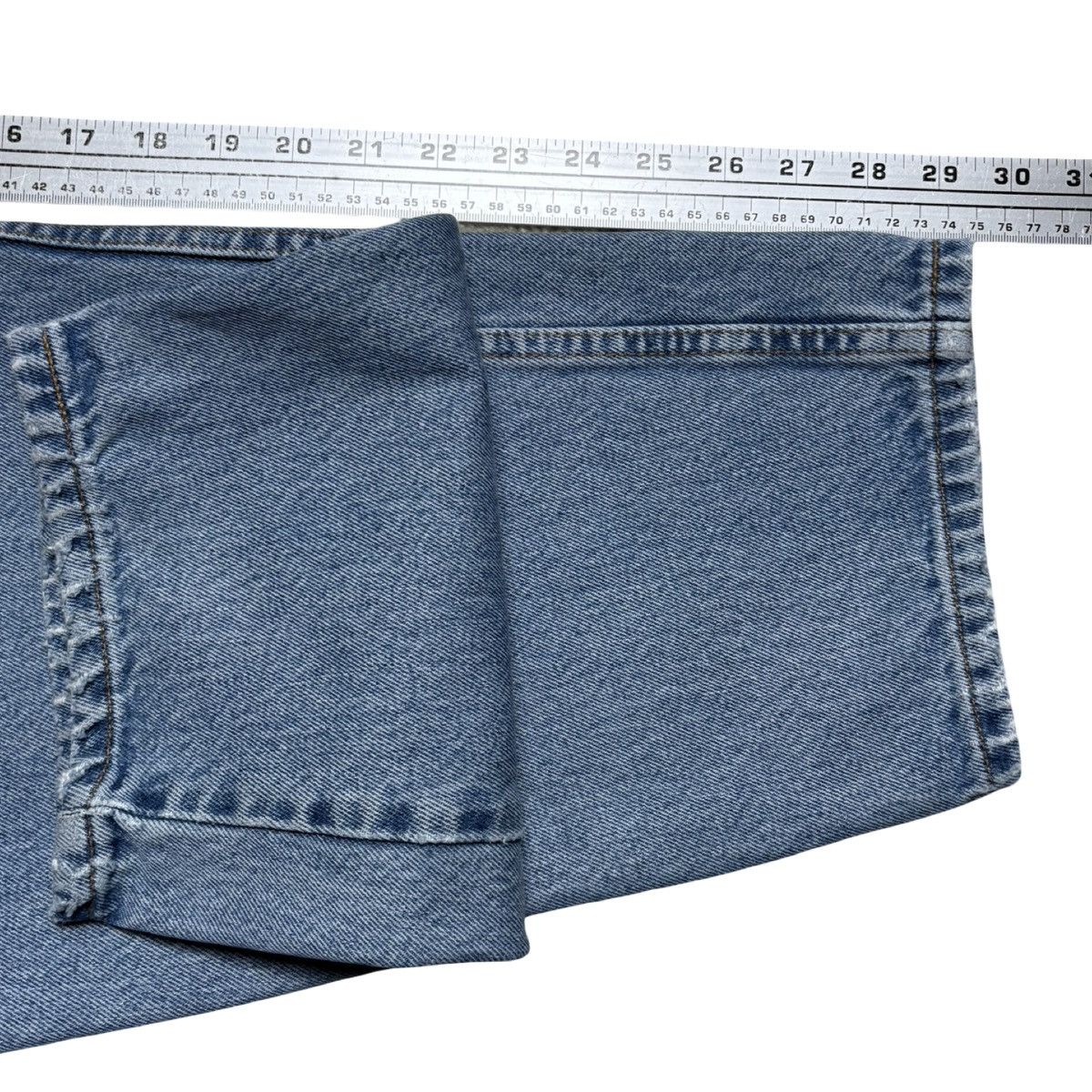 Levi's Vintage Levi's 550 Jeans Mens 38x30 Light Wash Blue Relaxed Size US 38 / EU 54 - 7 Thumbnail