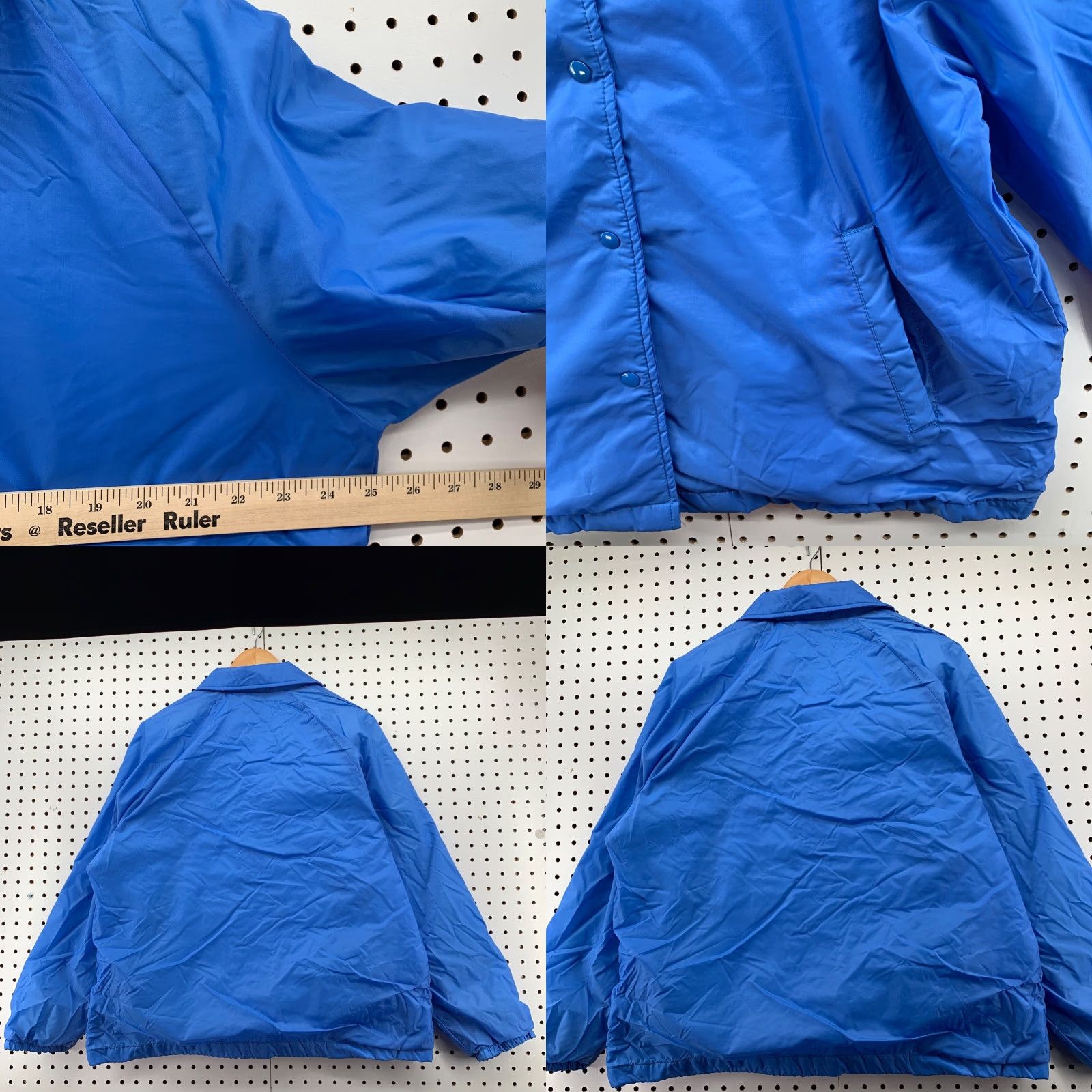 Sears VINTAGE Sears 90s Snap Jacket Plus Size 1X Blue Women Long Sleeve Nylon Size XL / US 12-14 / IT 48-50 - 8 Thumbnail