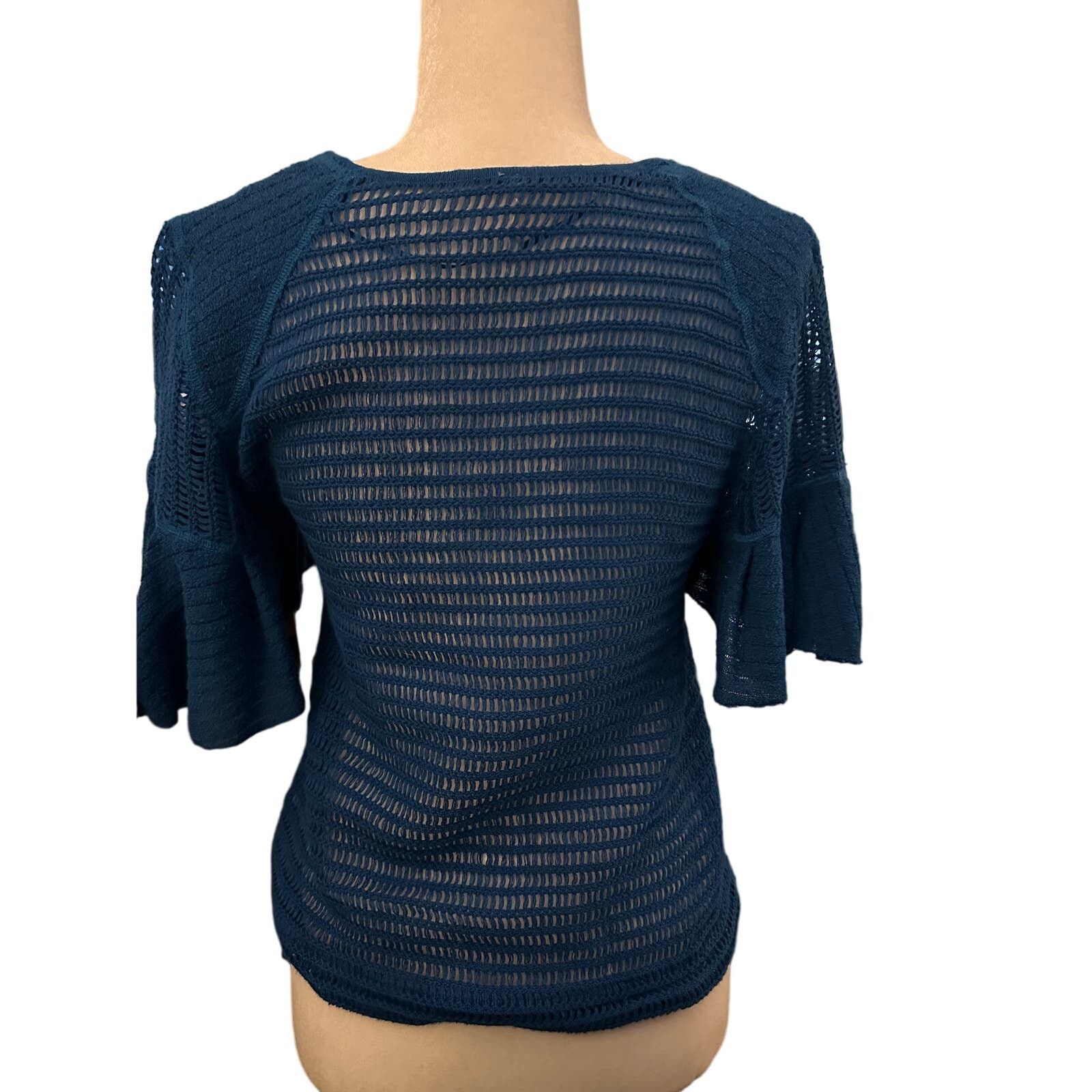 Free People Free People Open Knit Blouse, Size Small, NWT Size S / US 4 / IT 40 - 4 Thumbnail