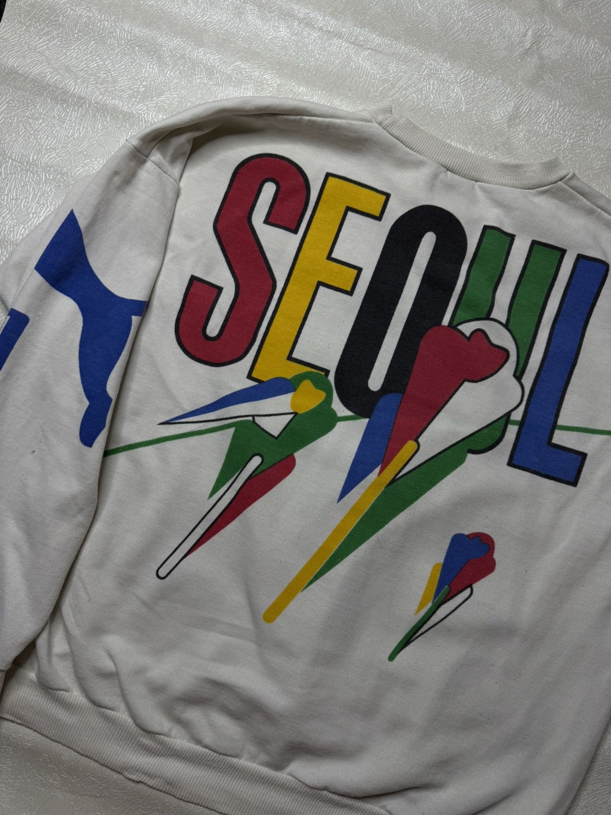 Japanese Brand × Puma Puma Seoul Vintage Sweatshirt Size US XL / EU 56 / 4 - 6 Thumbnail