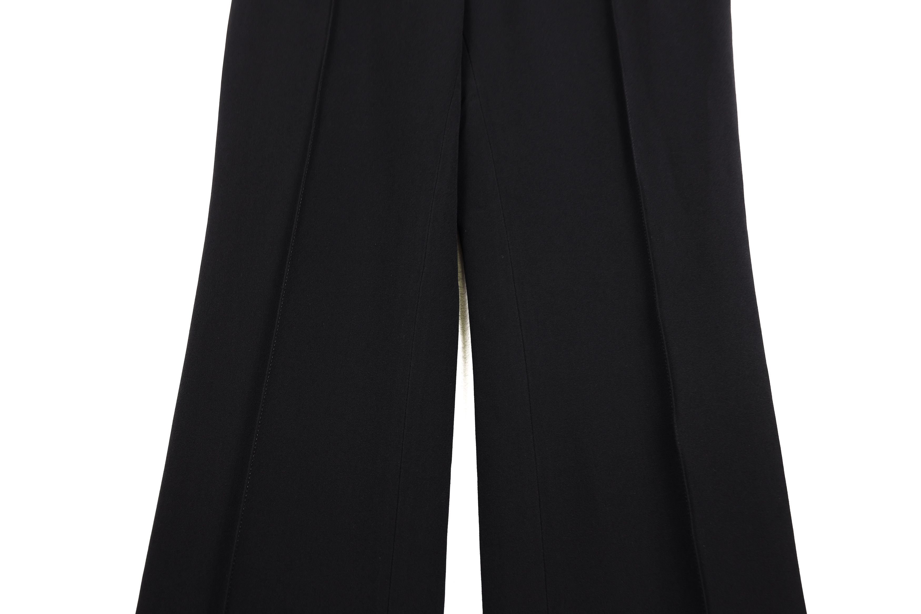 Louis Vuitton Womens Louis Vuitton Uniforms Black Trousers Pants Size 26" / US 2 / IT 38 - 3 Thumbnail